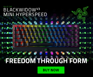 Razer BlackWidow V3 Mini HyperSpeed - Freedom Through Form