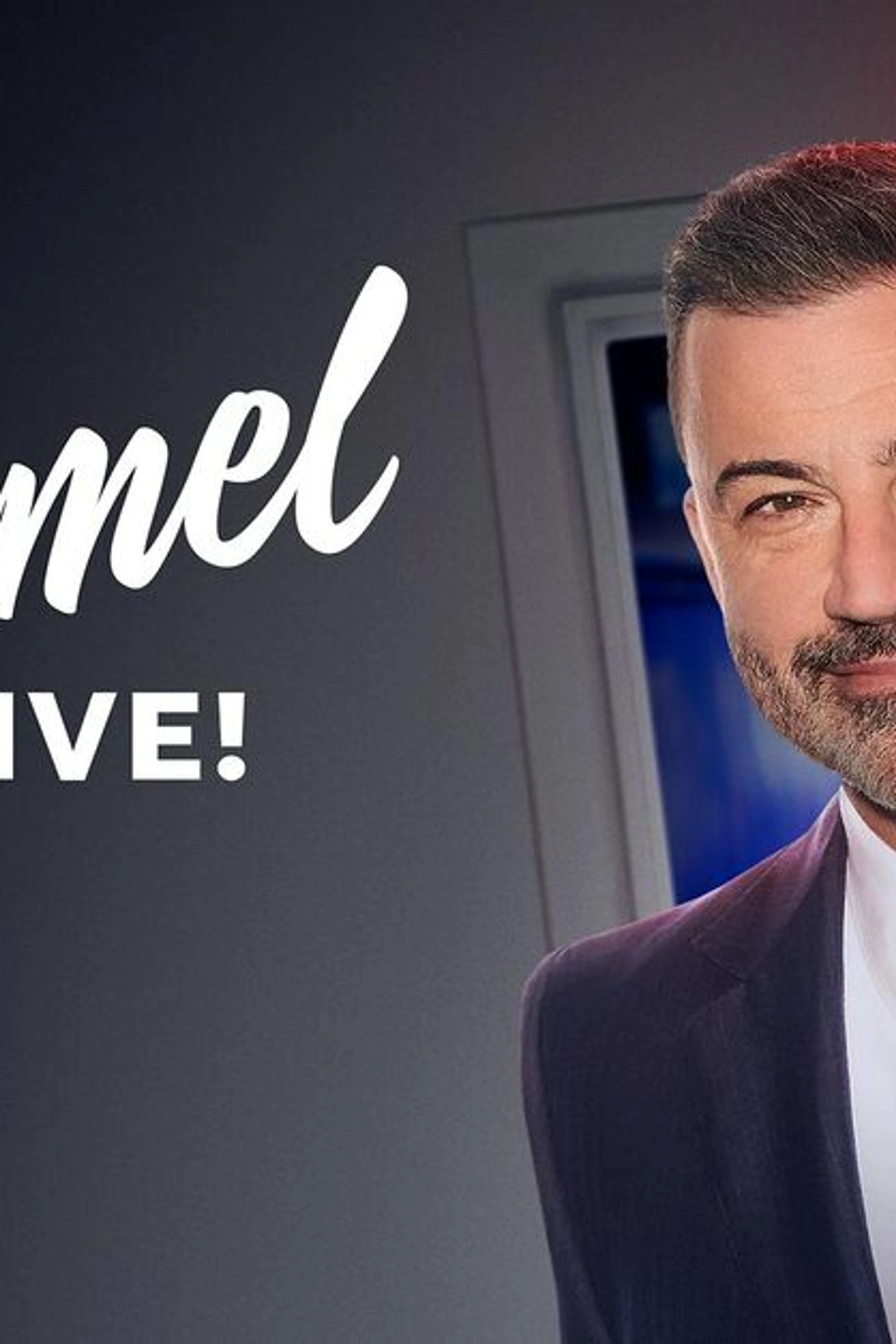 Official Jimmy Kimmel Live! artwork with Jimmy Kimmel and the show’s title.