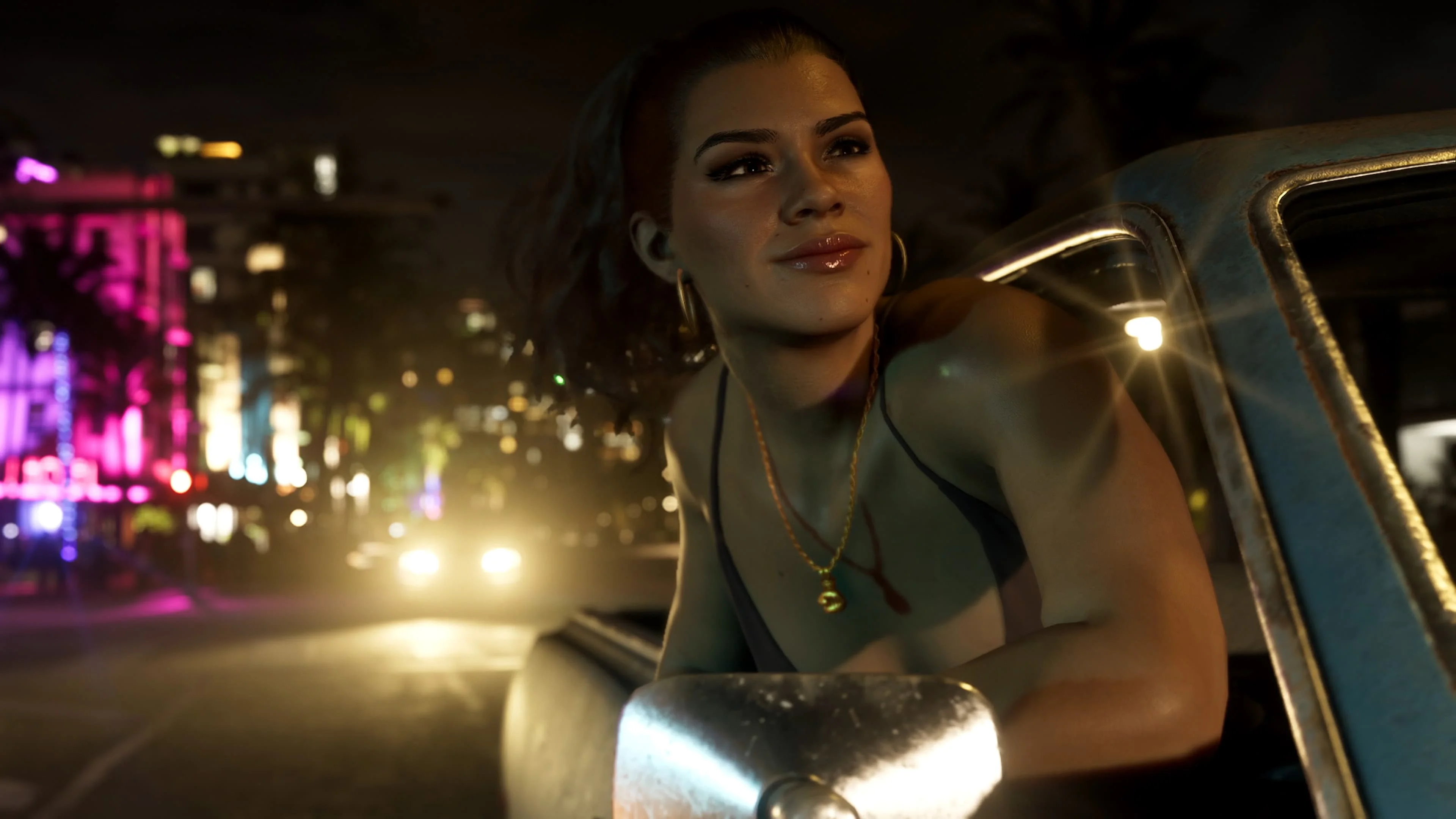 Lucia Caminos appears in official Grand Theft Auto VI media.