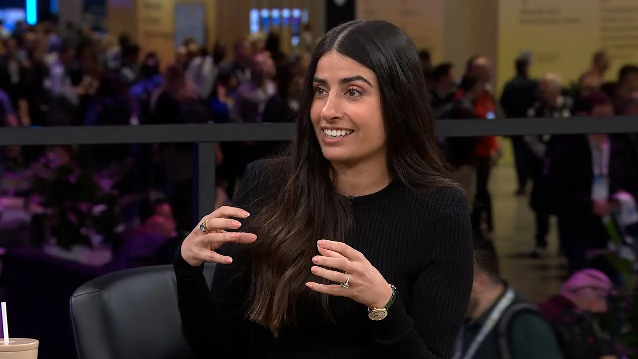 Asha Sharma speaks during a Microsoft Studio07 interview at Microsoft Ignite.