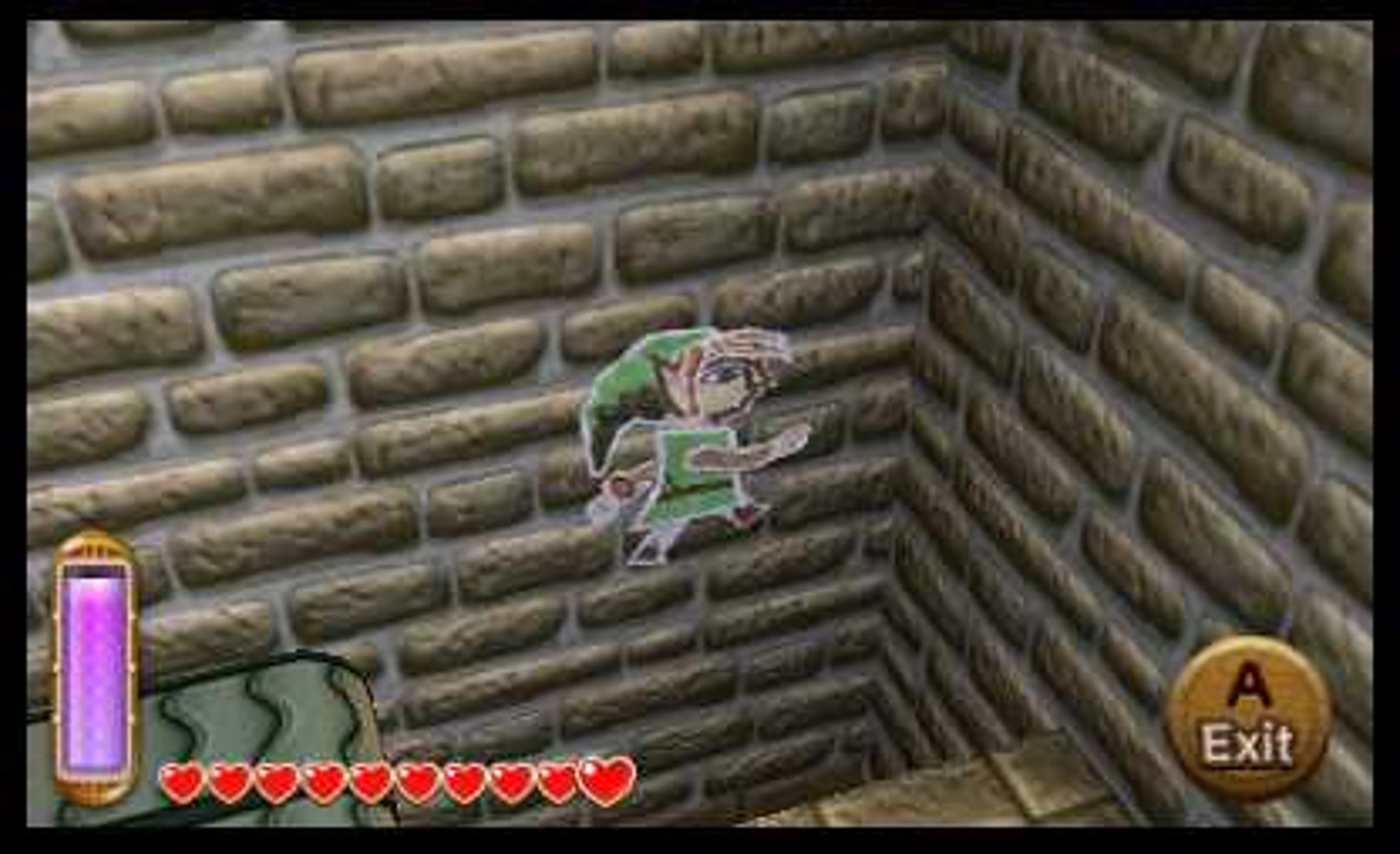 A Link Between Worlds: how to merge with walls and get back out
