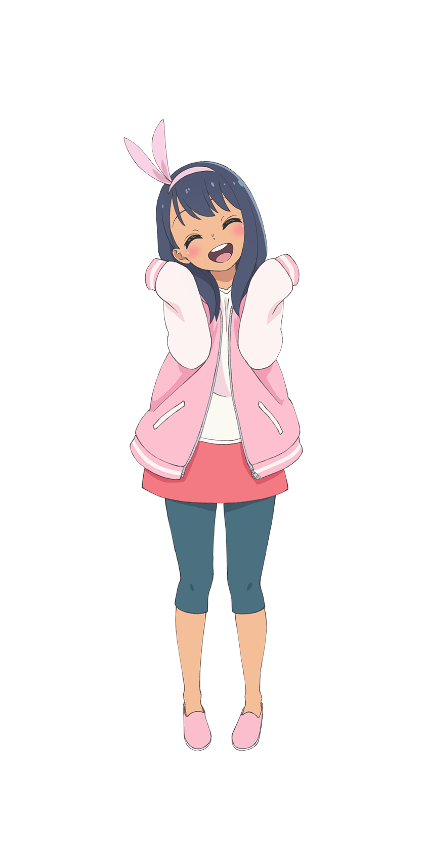 Sakura in I’m Looking for a Zombie’s official character illustration.