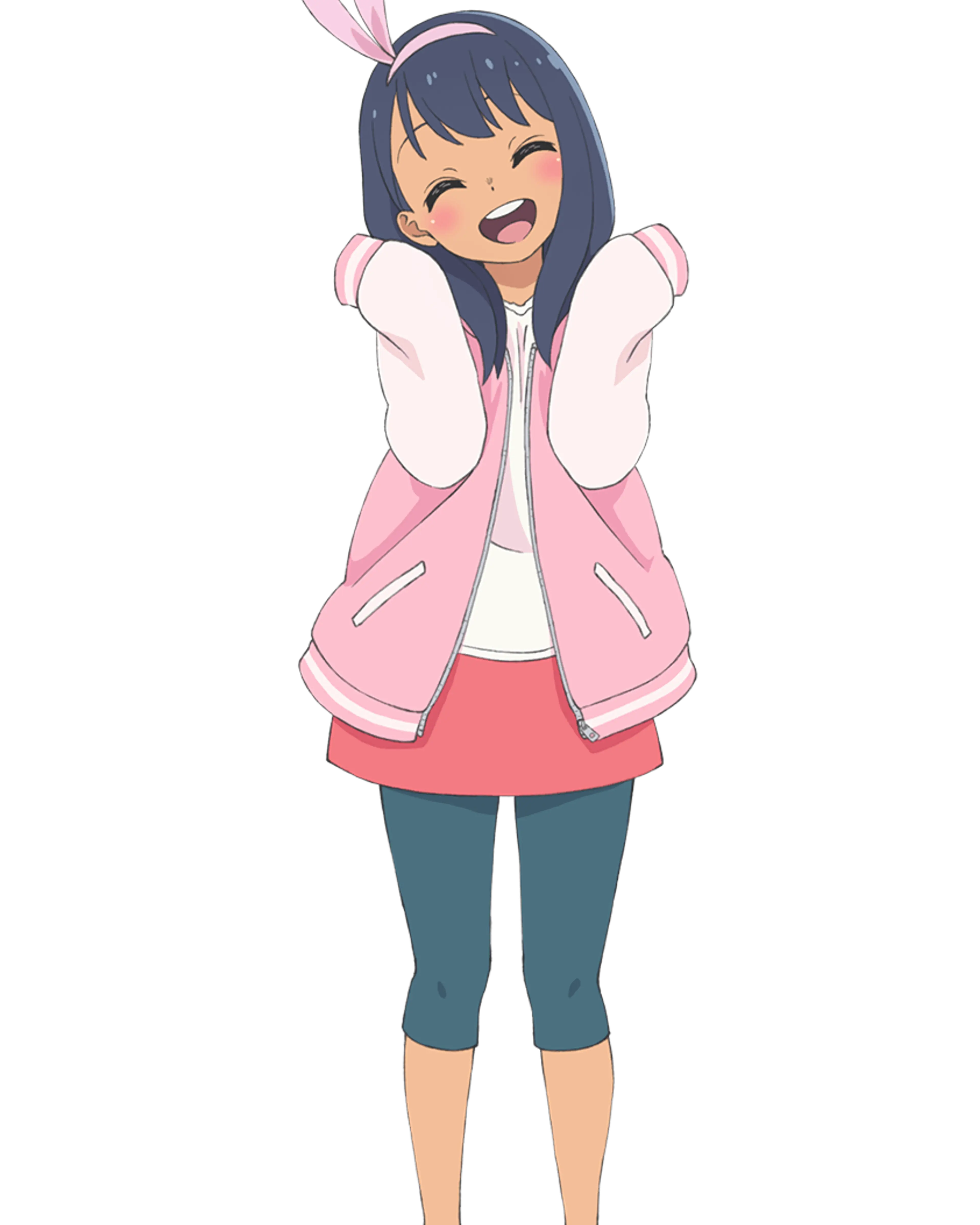 Sakura in I’m Looking for a Zombie’s official character illustration.