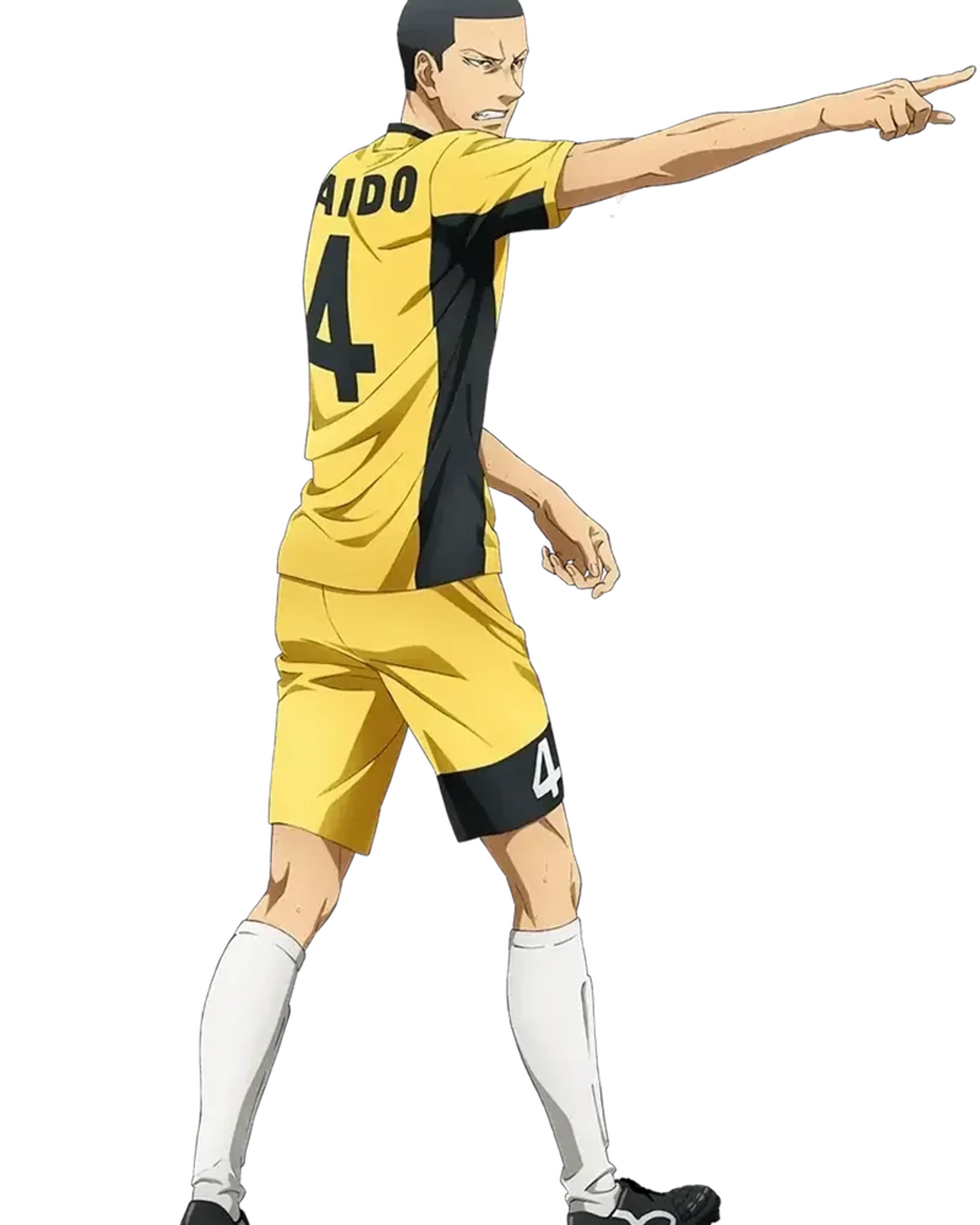 Official character art of Nagisa Akutsu in an Esperion soccer kit.