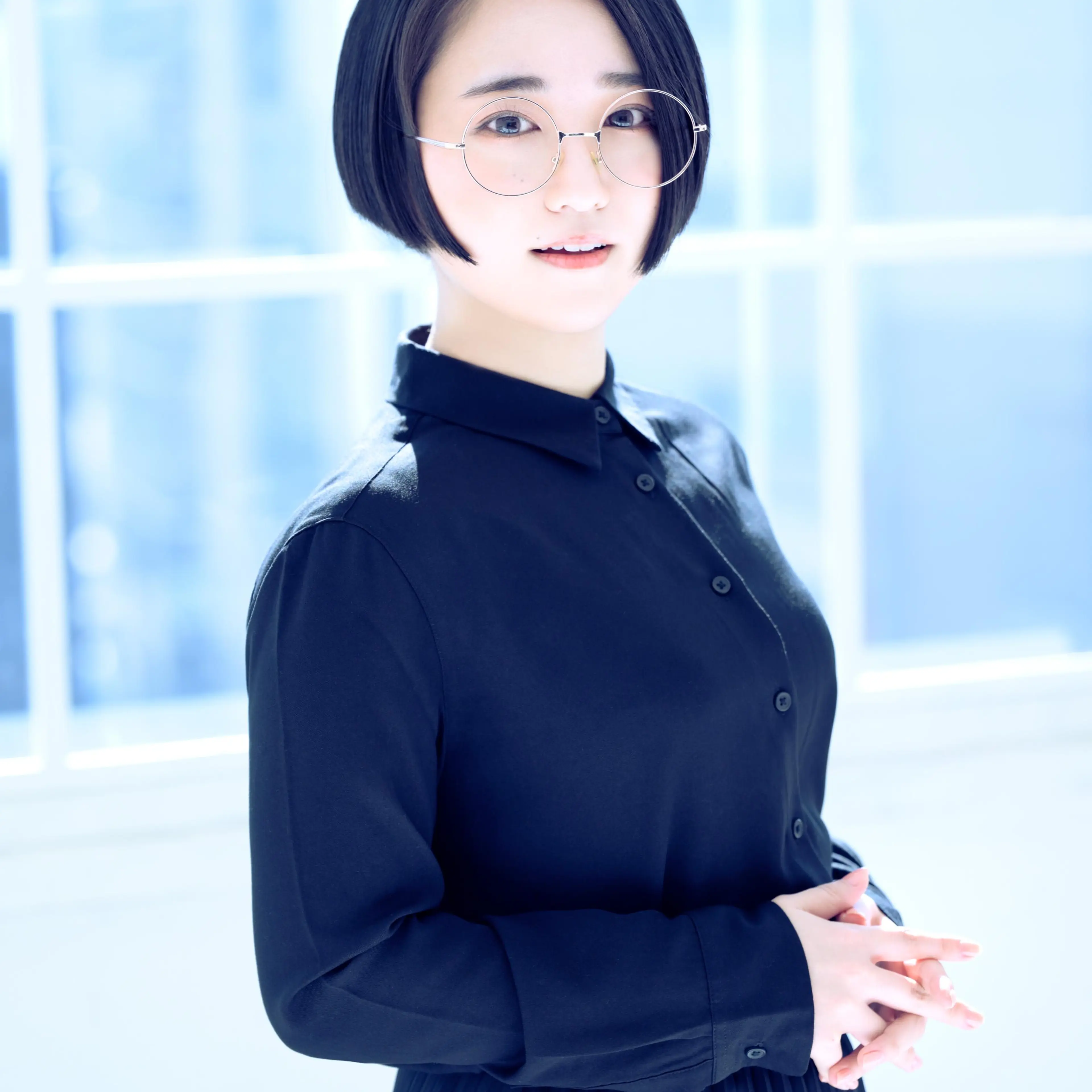 Japanese voice actor Aoi Yuki in an official Aoni Production portrait.