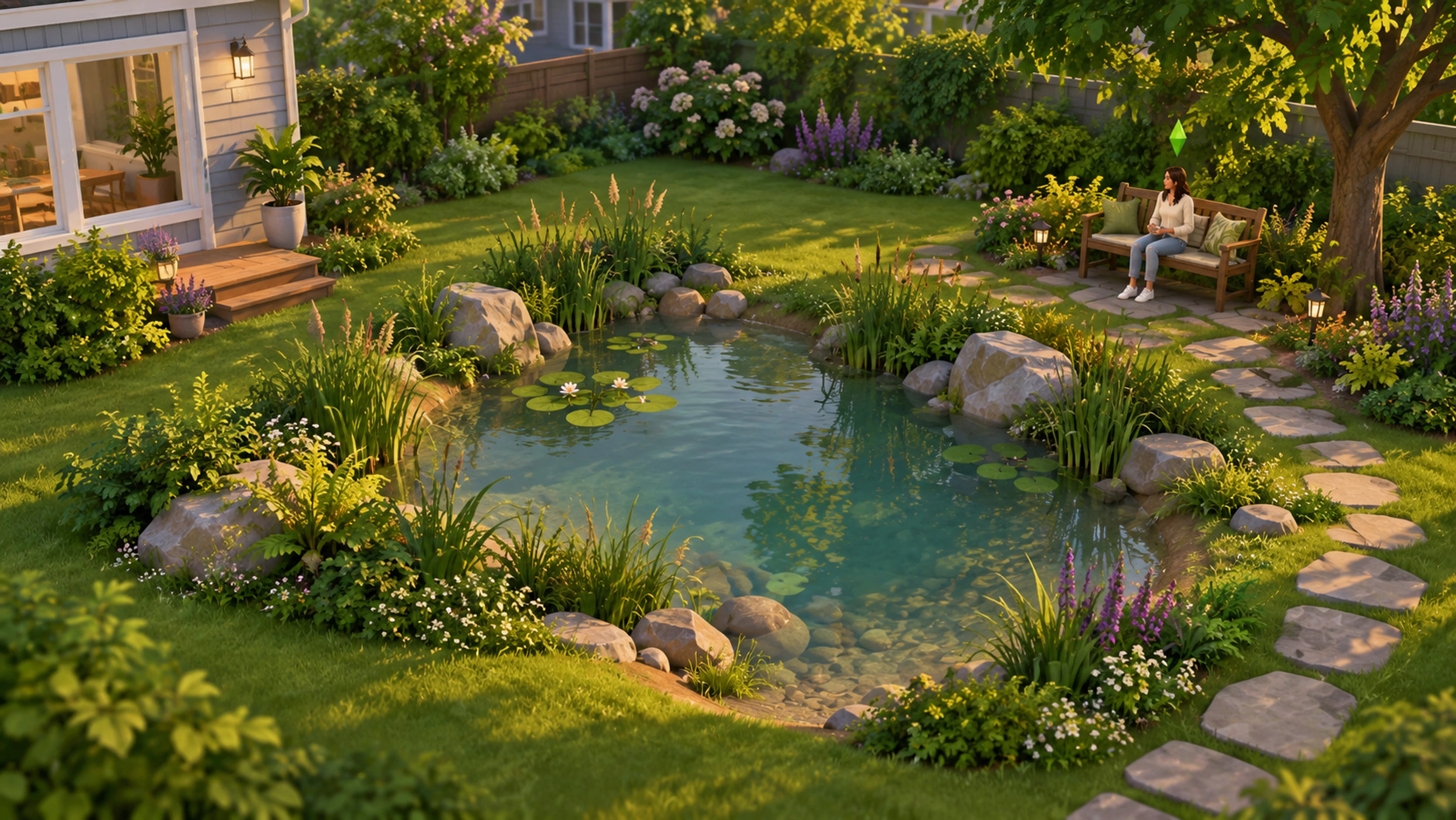 The Sims 4 Pond Guide: Build a Garden Pond