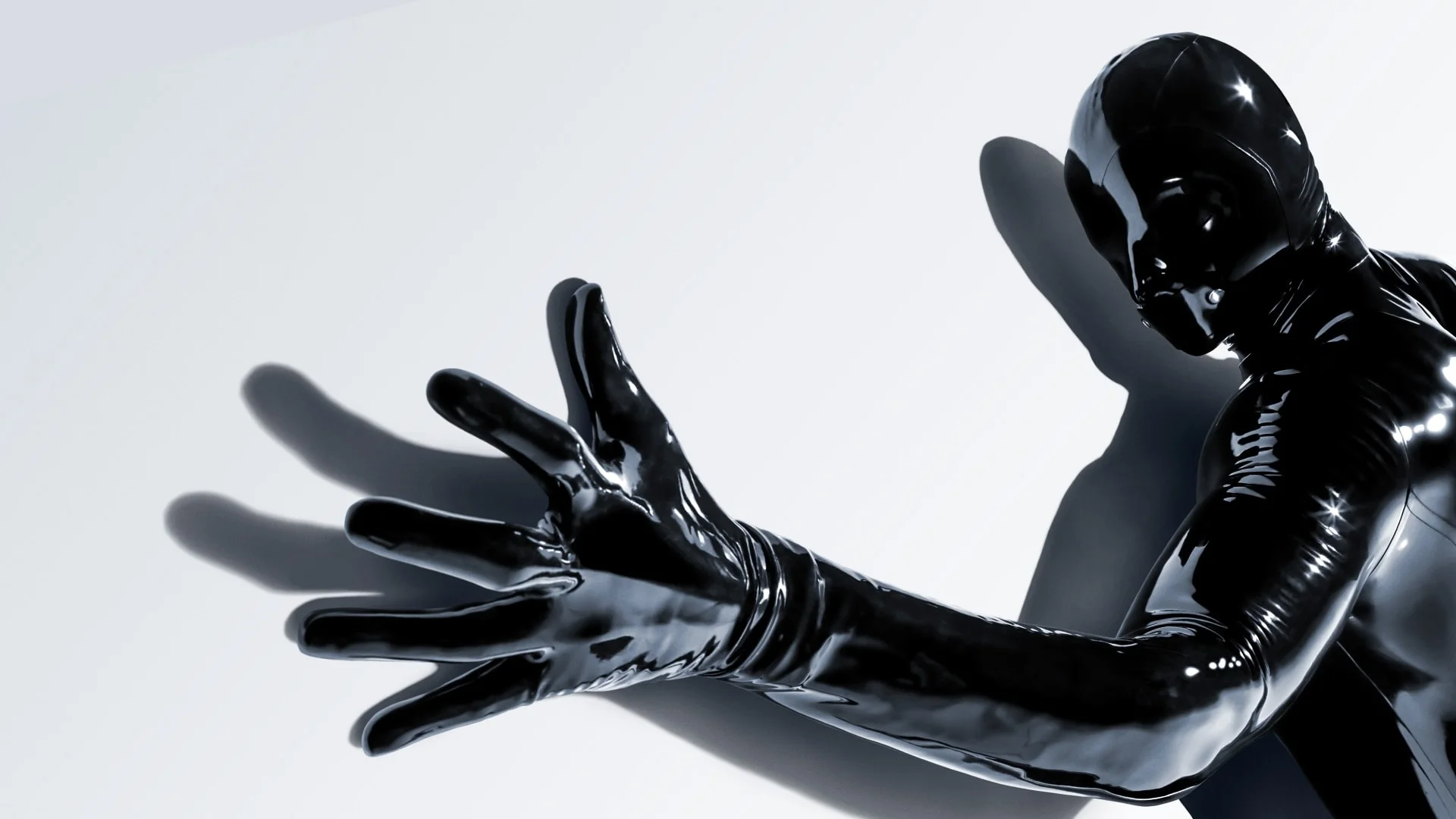 Rubber Man appears in promotional art for American Horror Story 13.