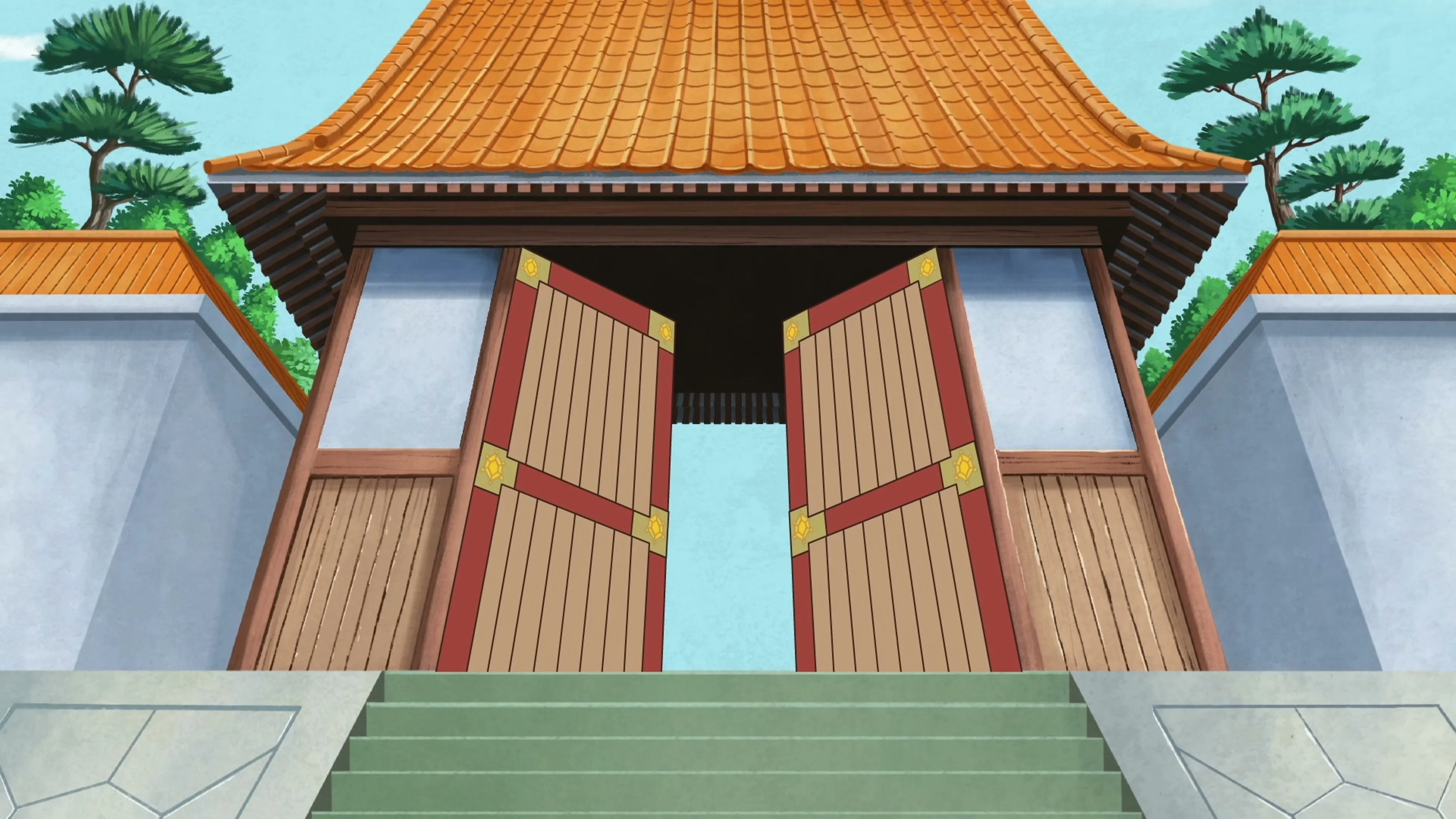 The mansion gates appear in the official teaser before Chama’s reveal.