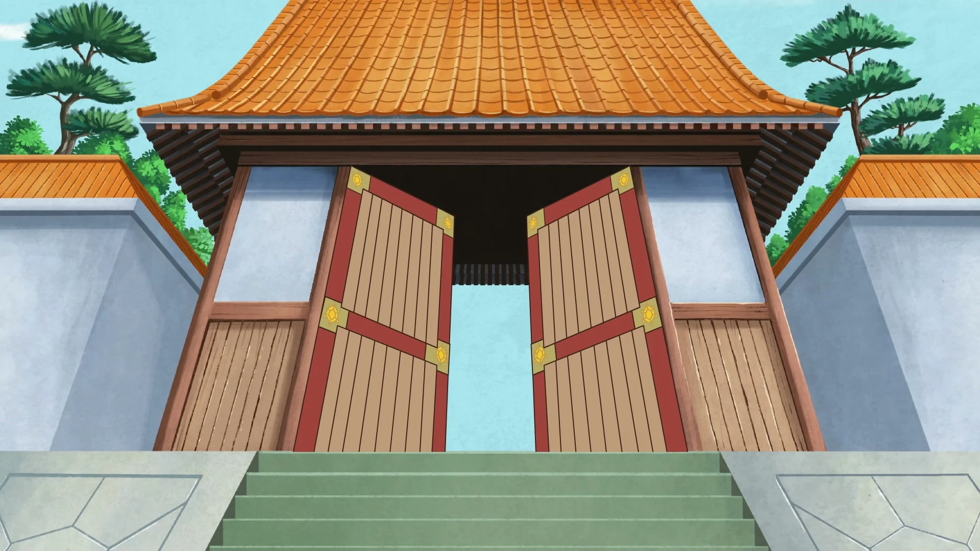 The mansion gates appear in the official teaser before Chama’s reveal.