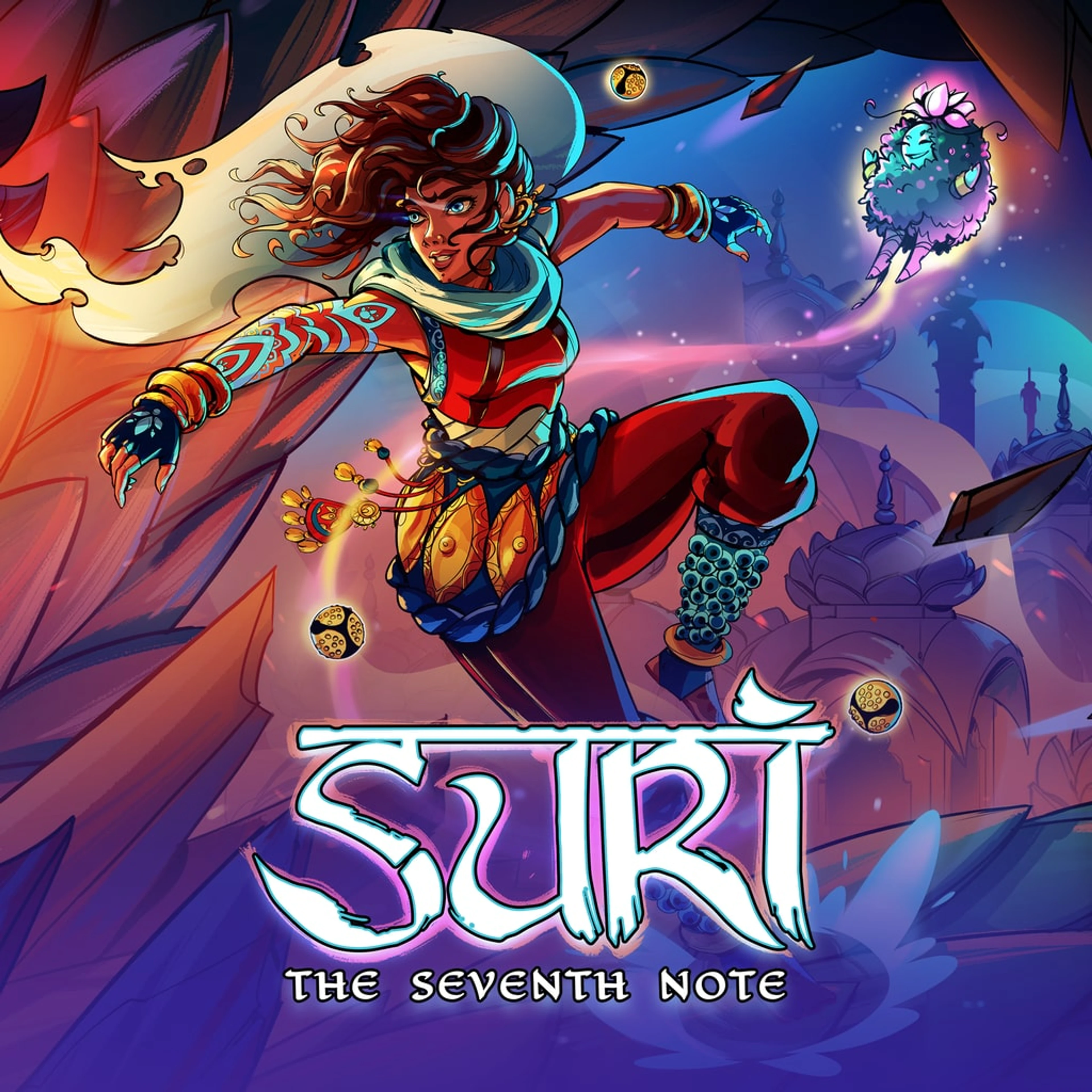 Official SURI: The Seventh Note cover showing Ajira and the game logo.