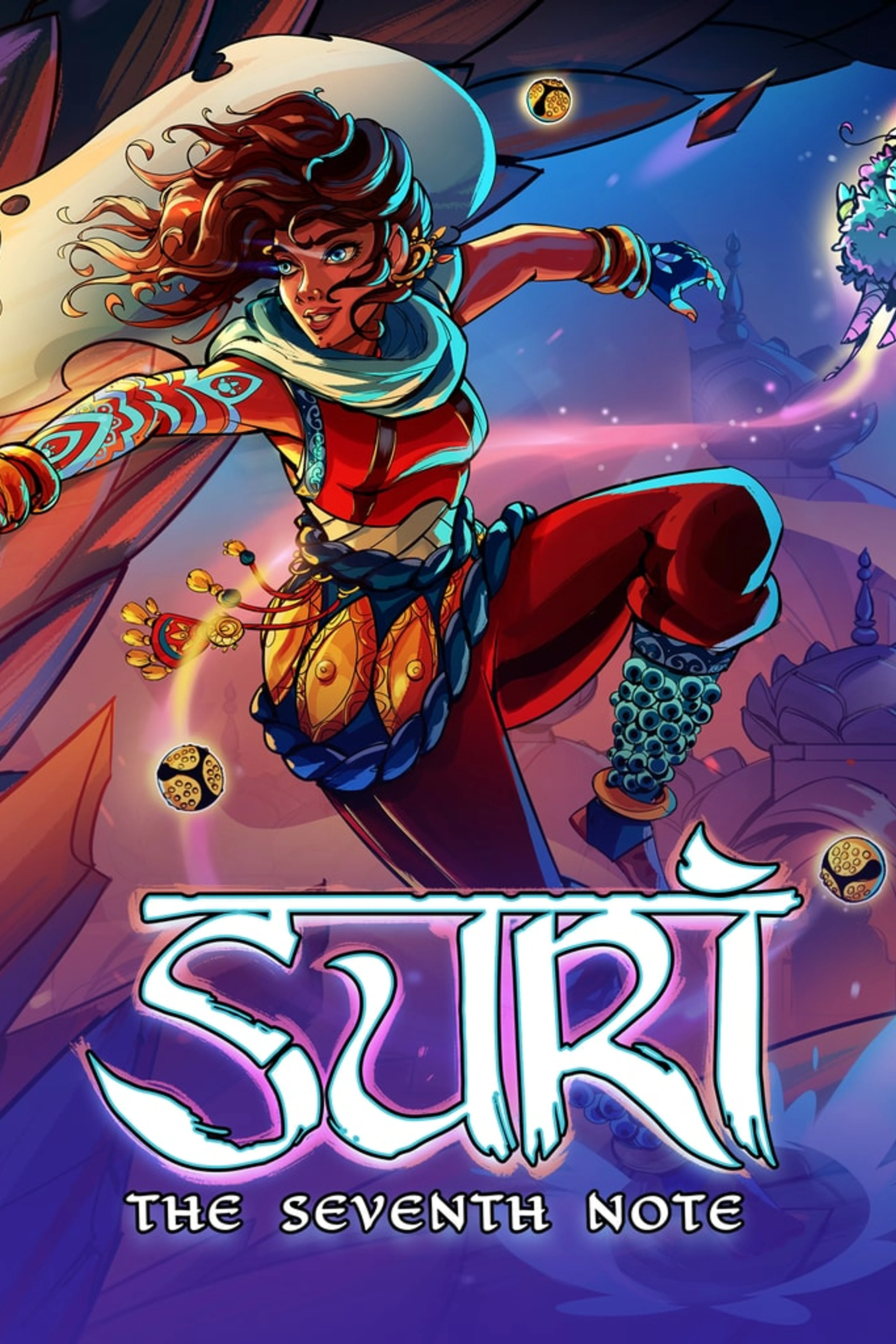 Official SURI: The Seventh Note cover showing Ajira and the game logo.