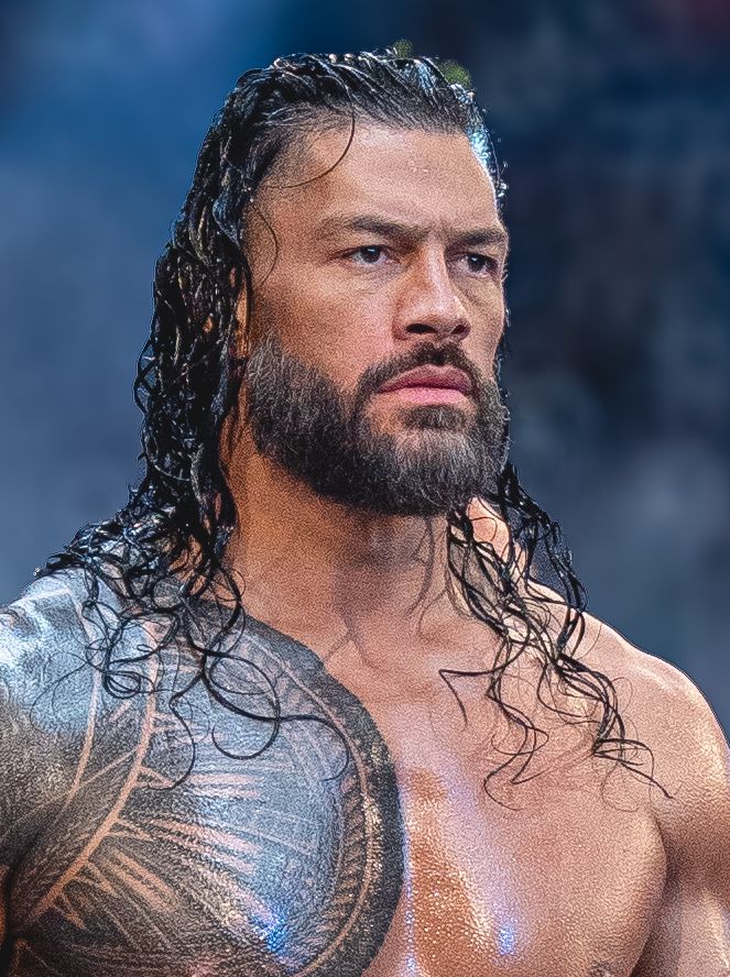 Roman Reigns at WWE Royal Rumble in 2025.