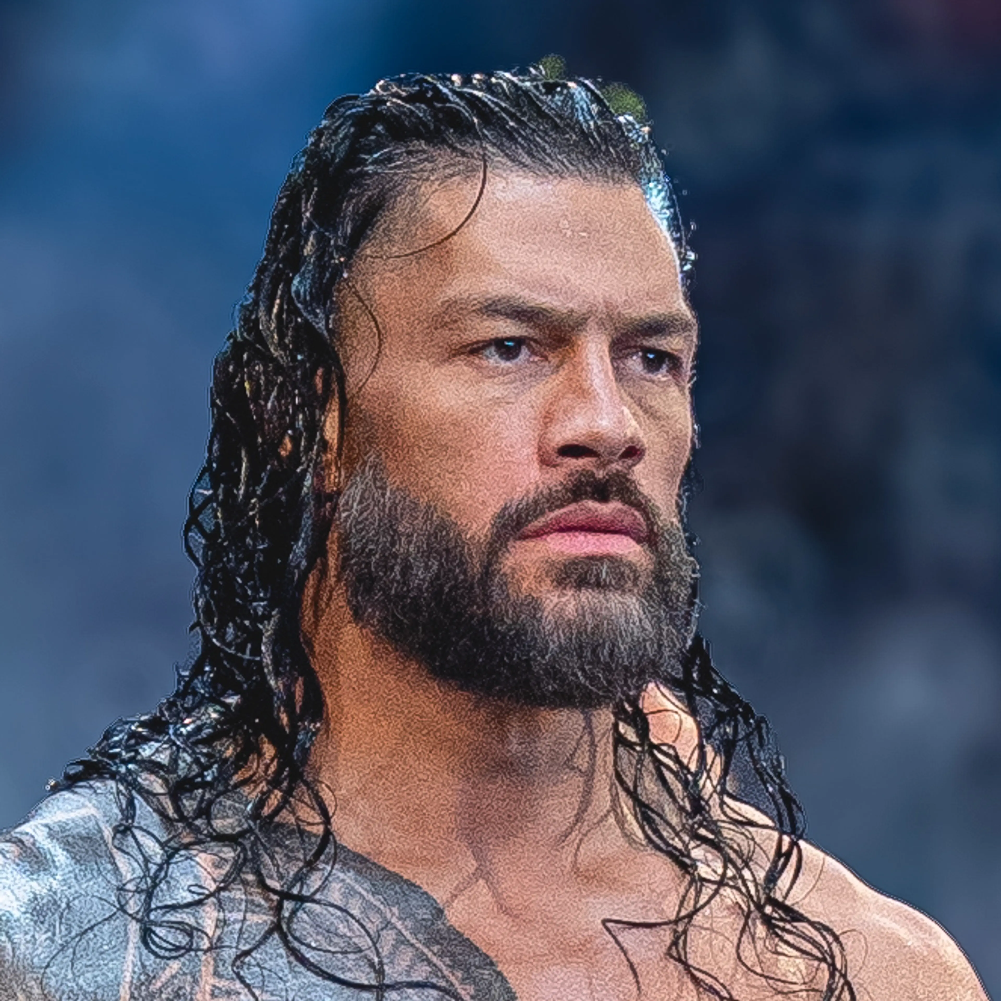 Roman Reigns at WWE Royal Rumble in 2025.