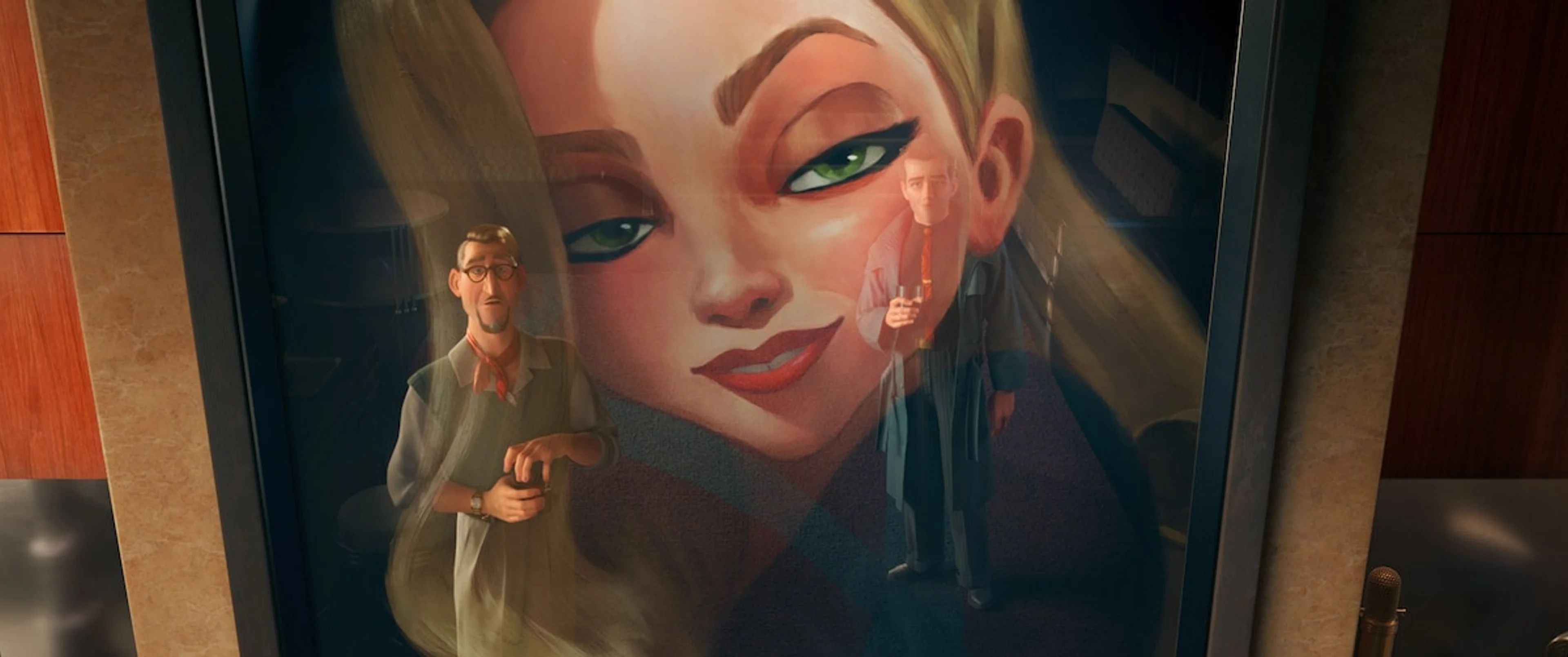Official Ray Gunn film image 7 showing the futuristic city and its characters.