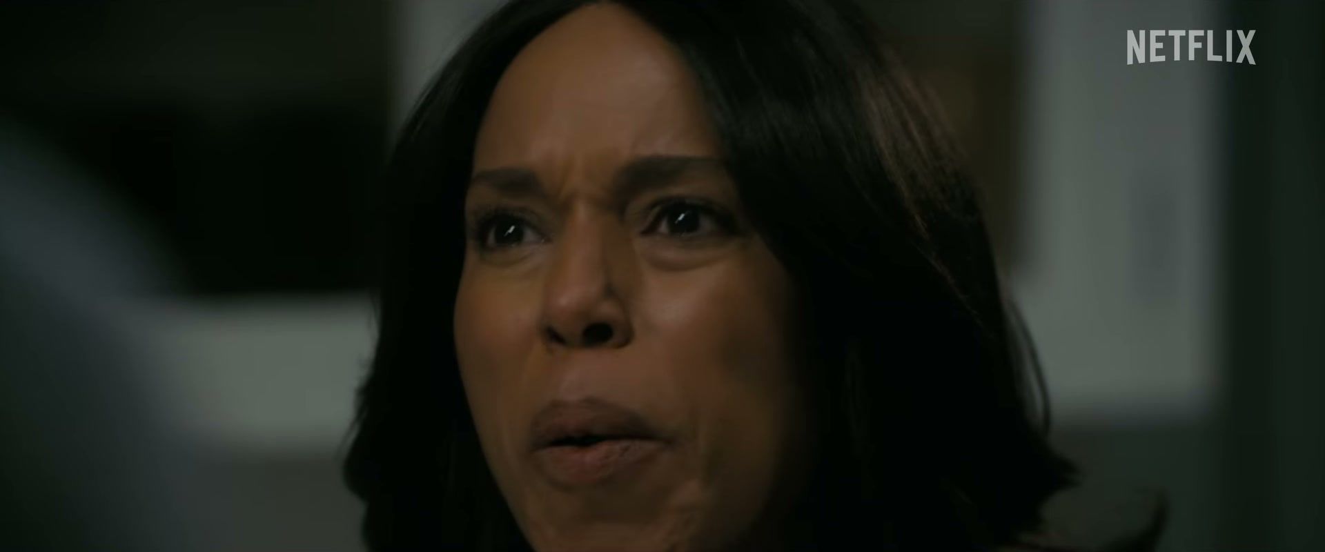Kerry Washington appears in a sharp close-up as Abigail Kimball in Animals.