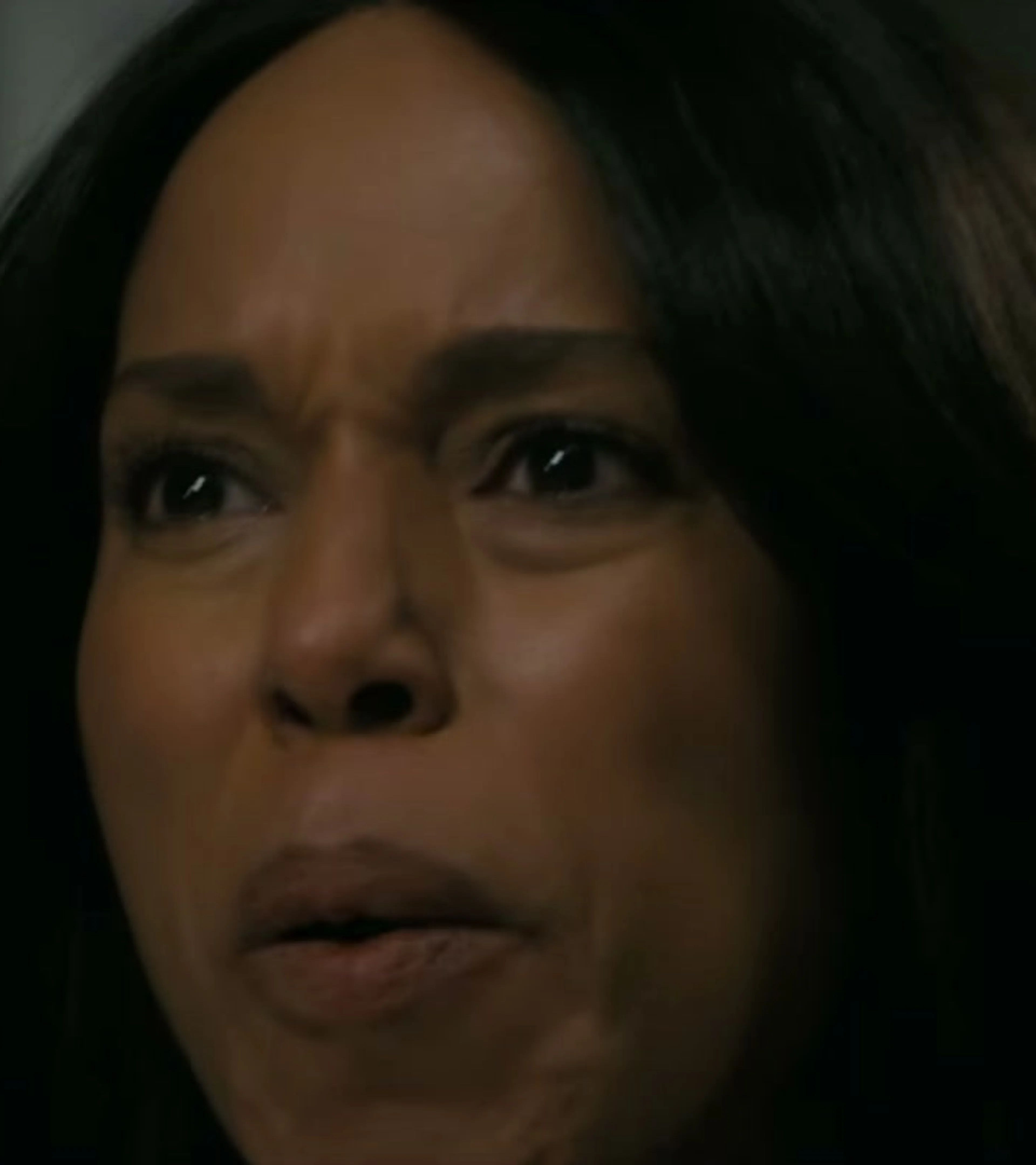 Kerry Washington appears in a sharp close-up as Abigail Kimball in Animals.