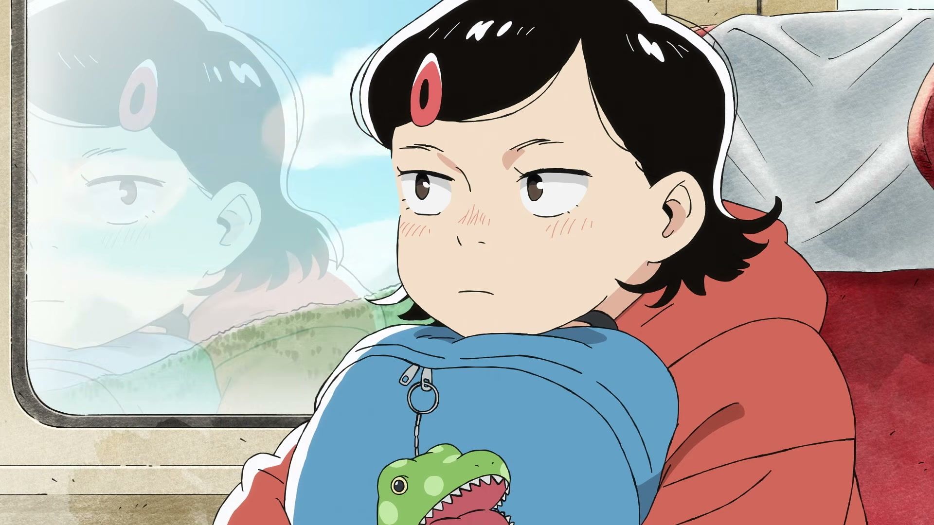 Natsumi in a frame from the Hirayasumi teaser.