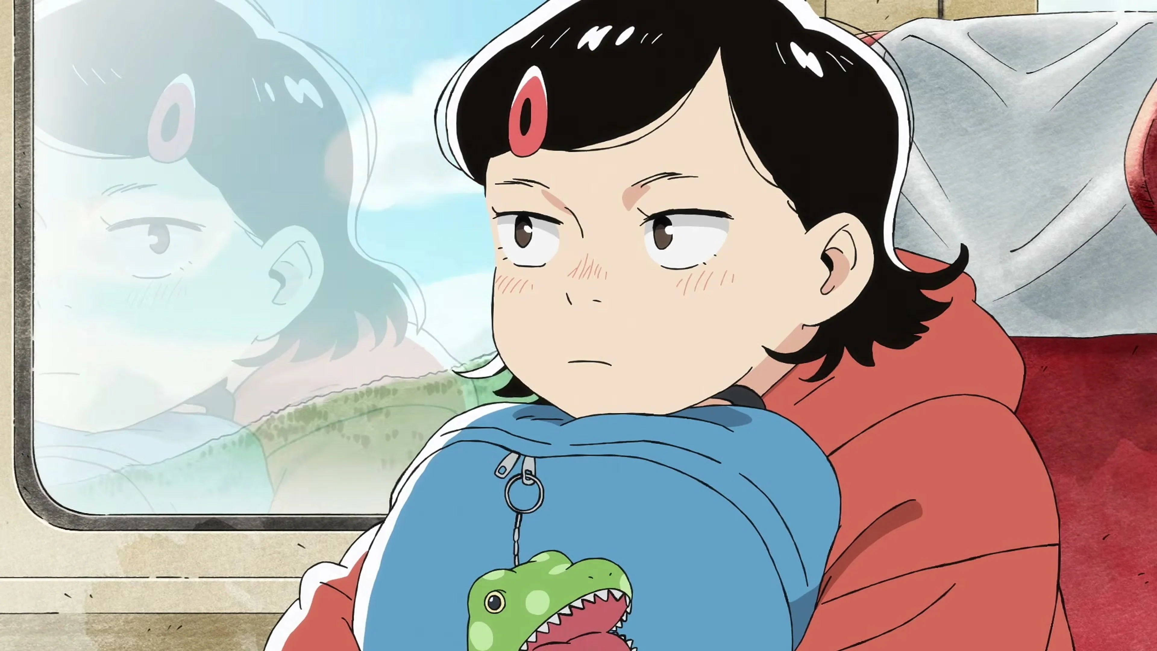 Natsumi in a frame from the Hirayasumi teaser.