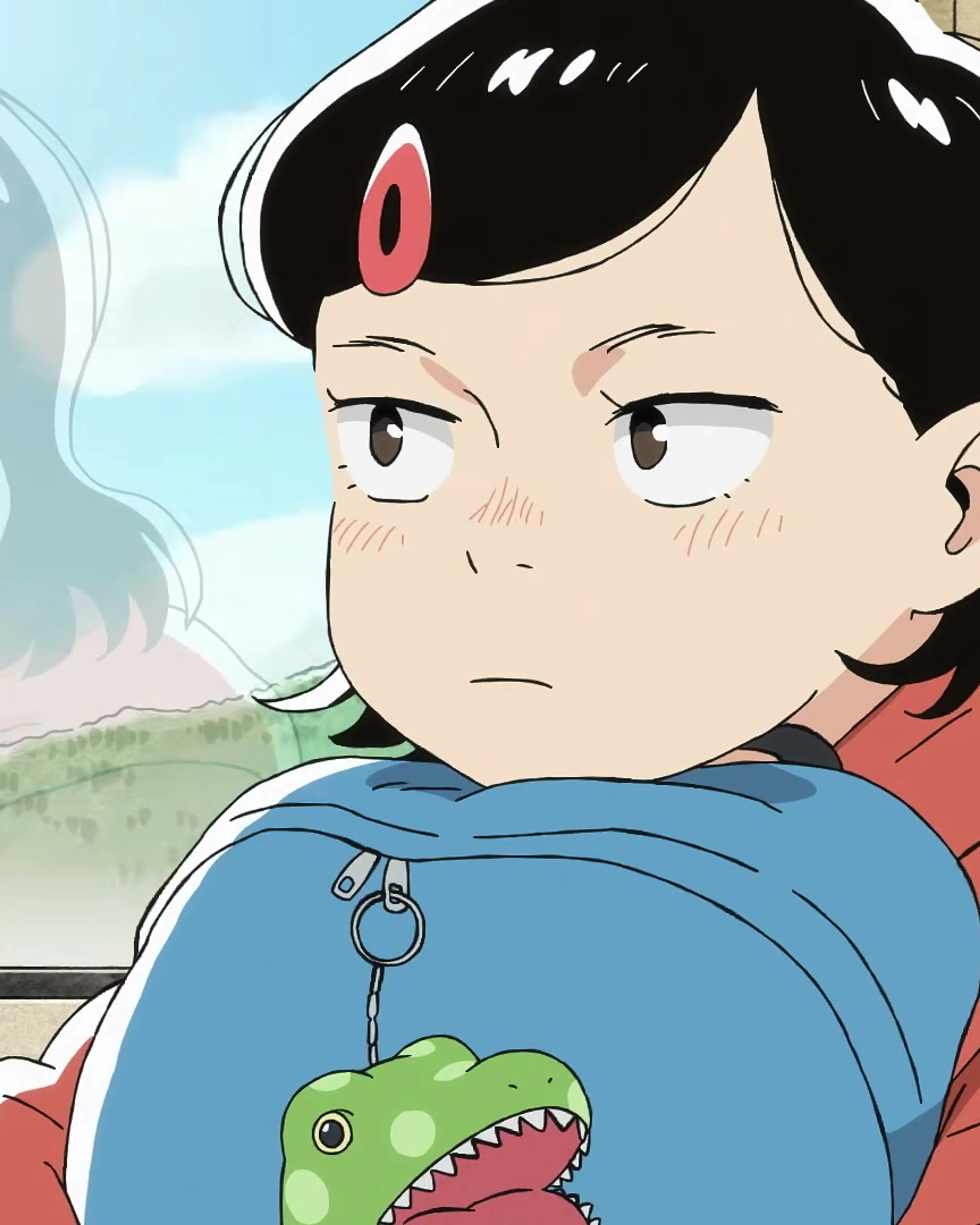 Natsumi in a frame from the Hirayasumi teaser.