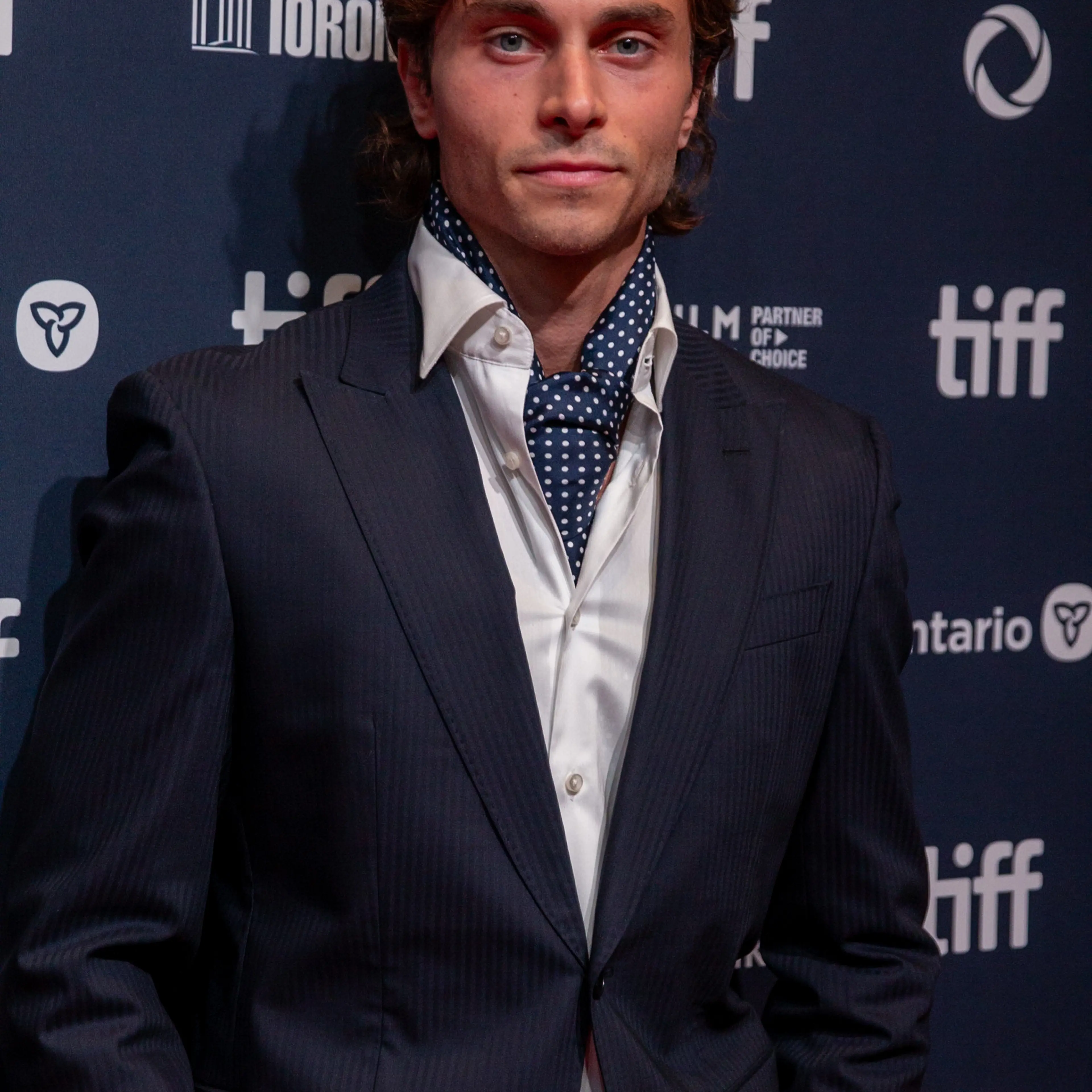 Matias Lucas posing at a Toronto International Film Festival event.