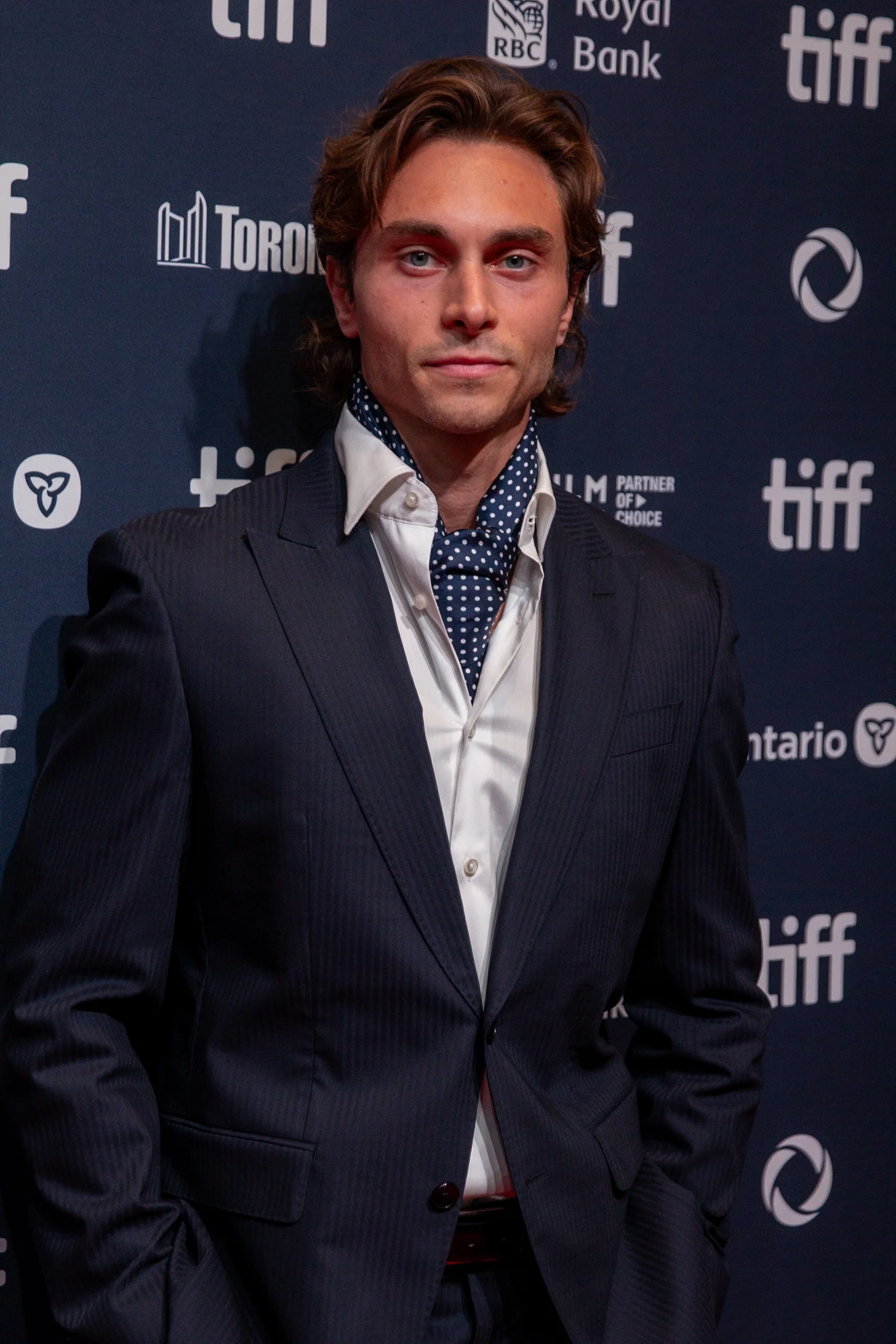 Matias Lucas posing at a Toronto International Film Festival event.