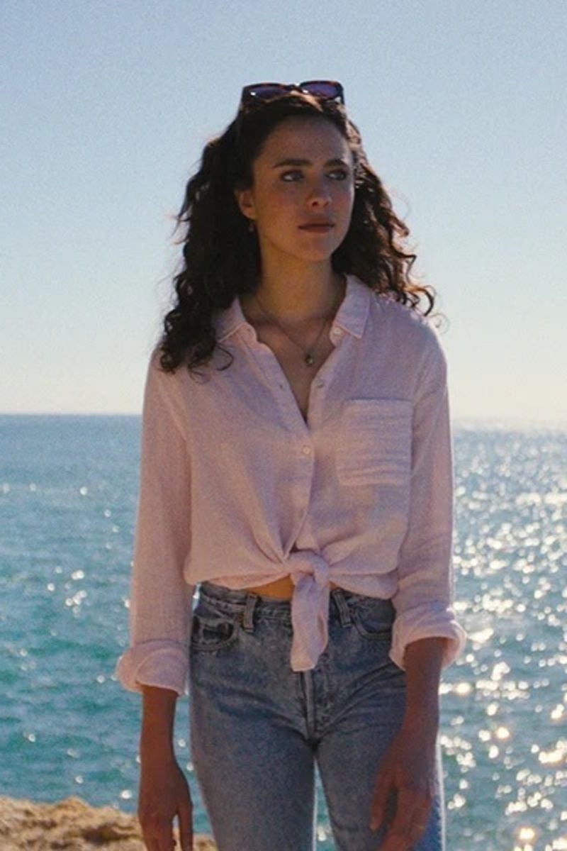 A woman stands beside the sea in an official still from Love of Your Life.