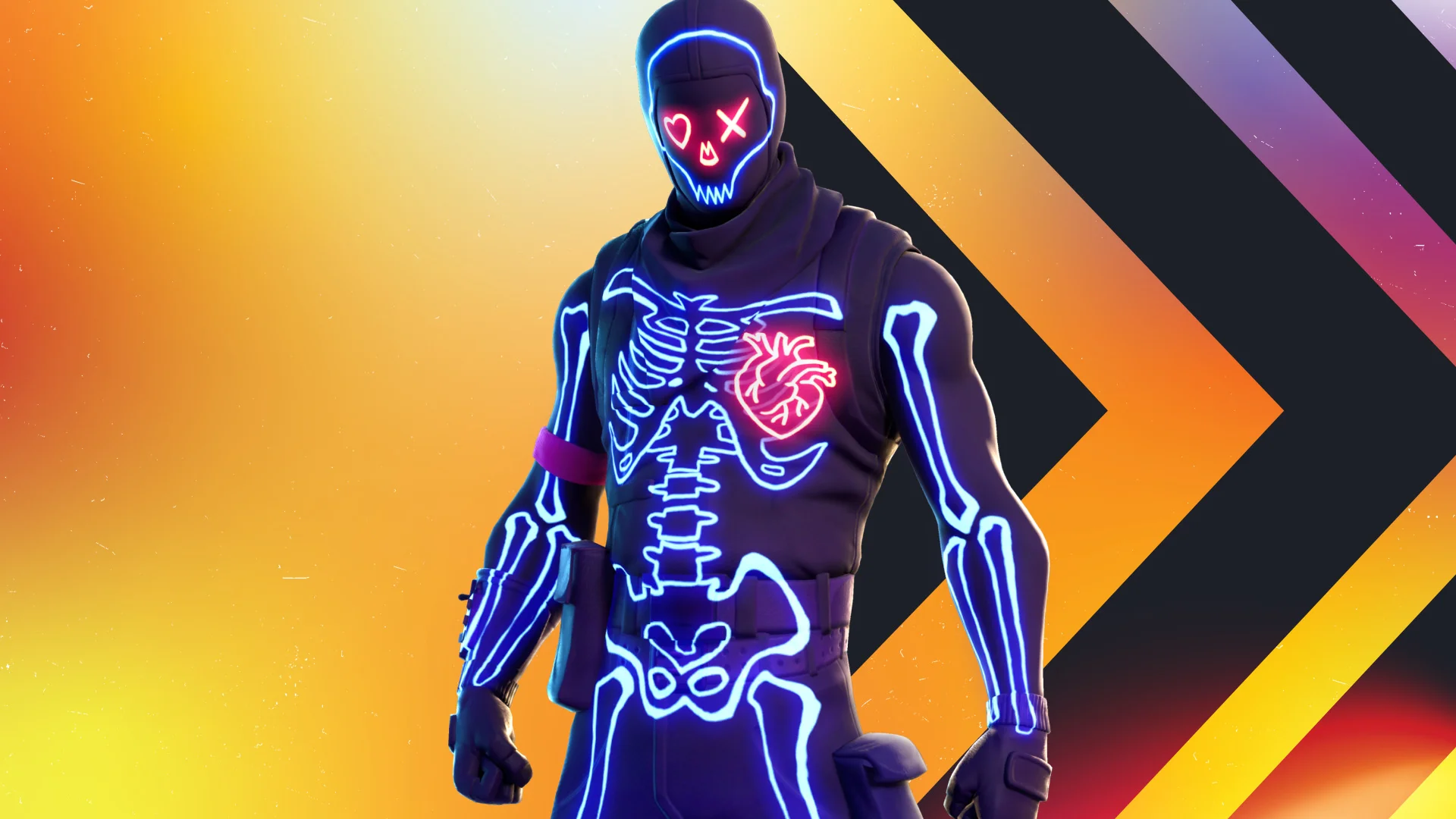 Official Fortnite Ranked Cups artwork with a neon character