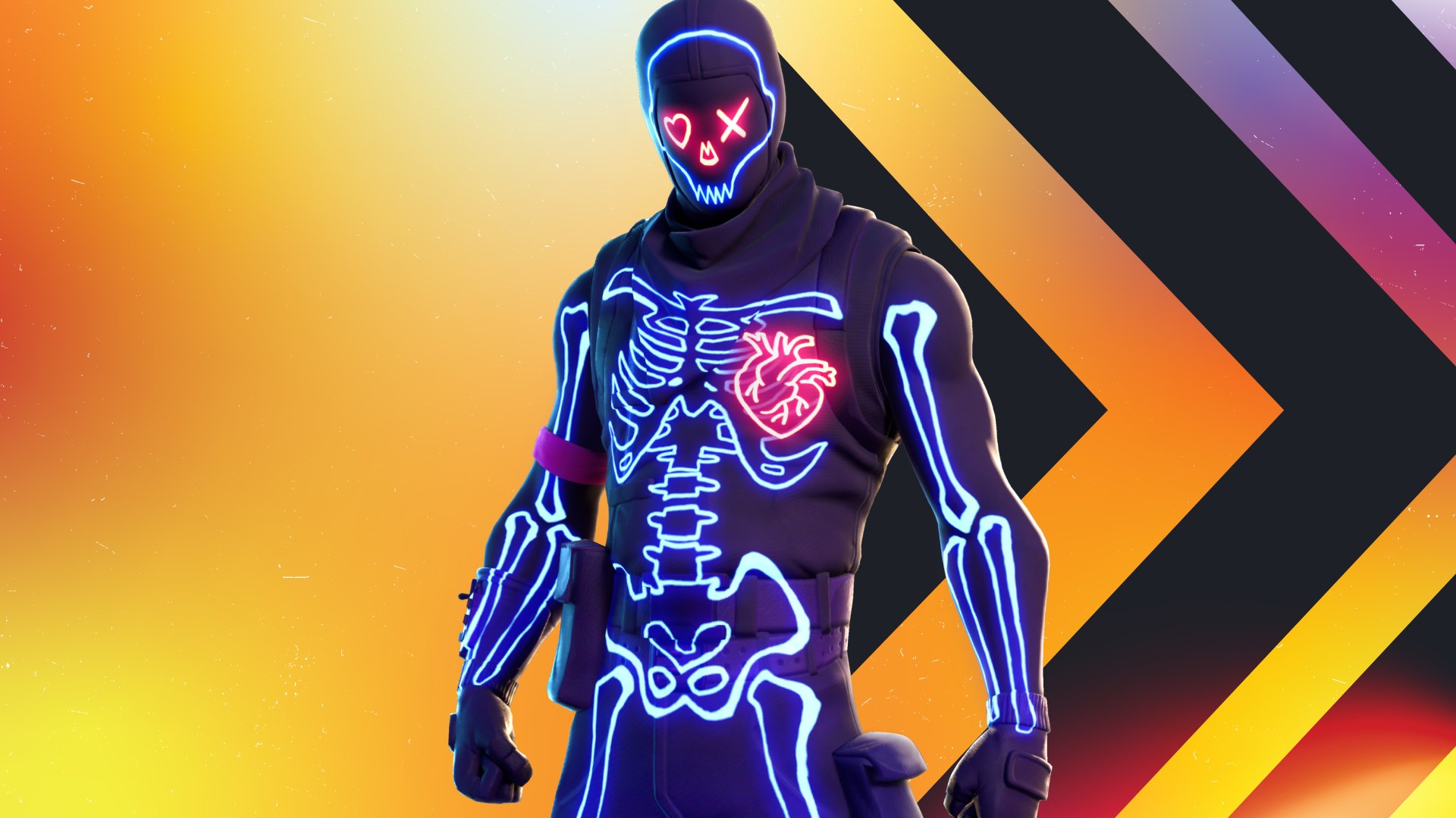 Official Fortnite Ranked Cups artwork with a neon character