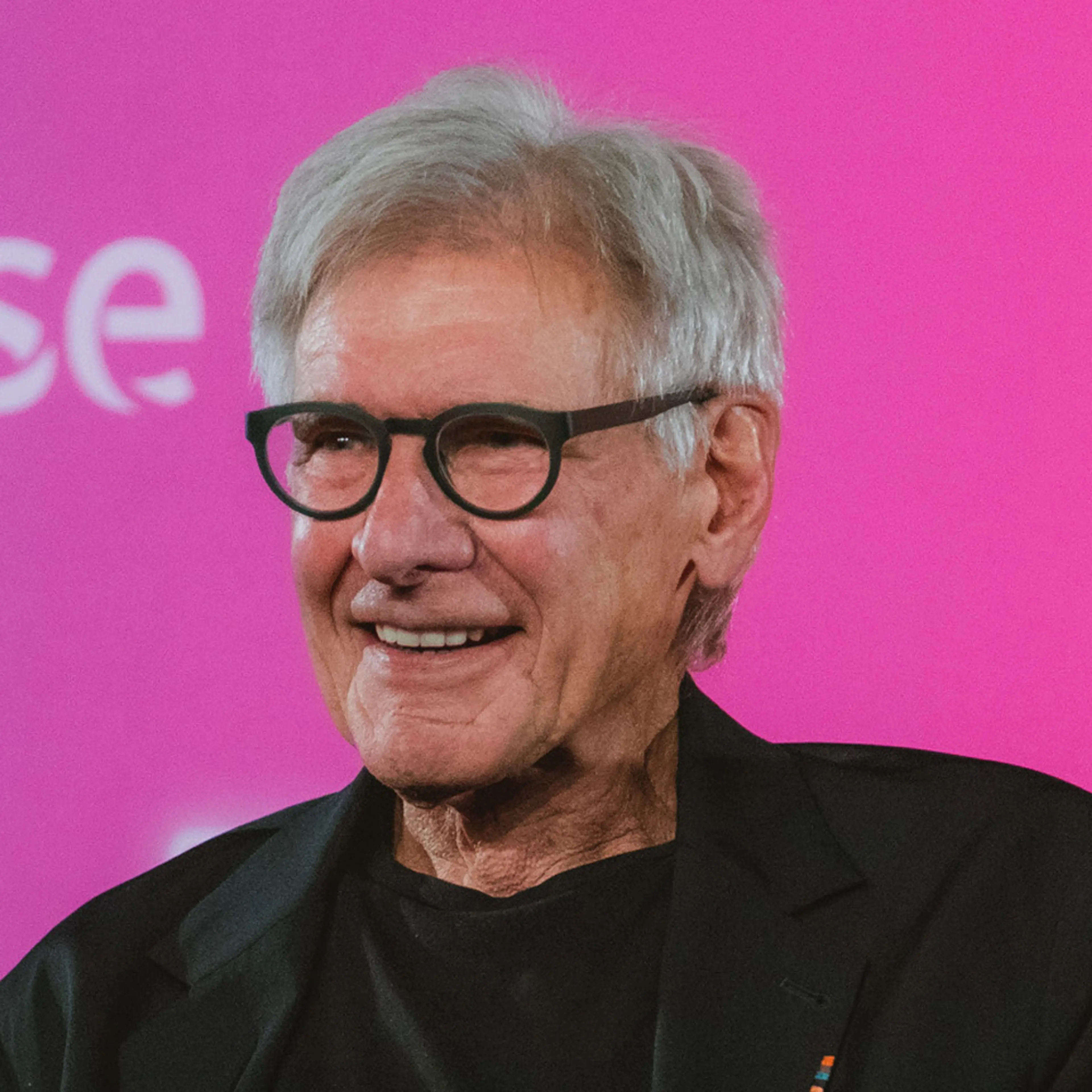 Harrison Ford at a Shrinking panel during Televerse 2025.