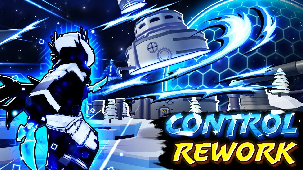 Official Blox Fruits Control rework artwork showing characters using powerful abilities.