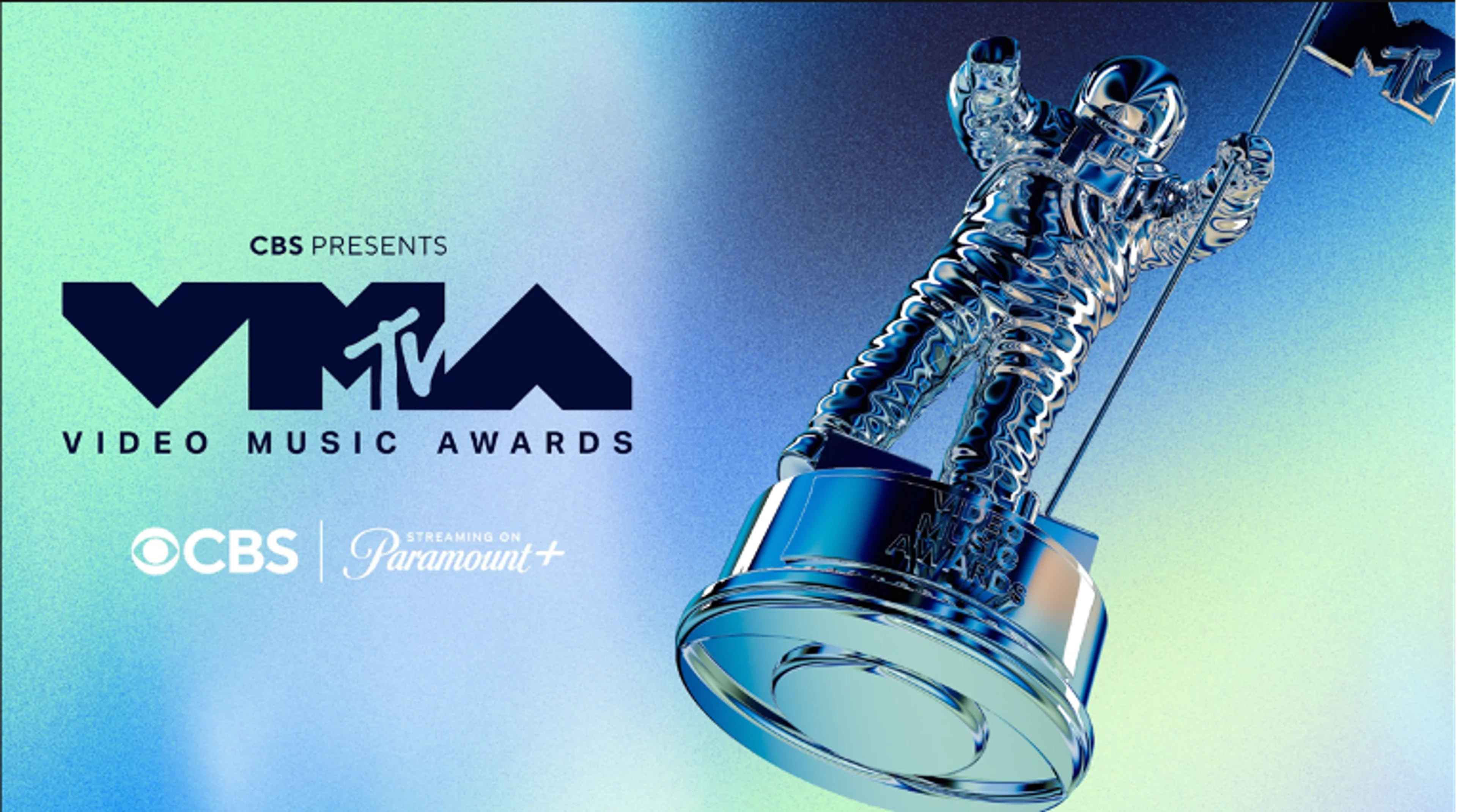 The 2026 MTV Video Music Awards Moon Person appears beside the CBS and Paramount Plus logos.