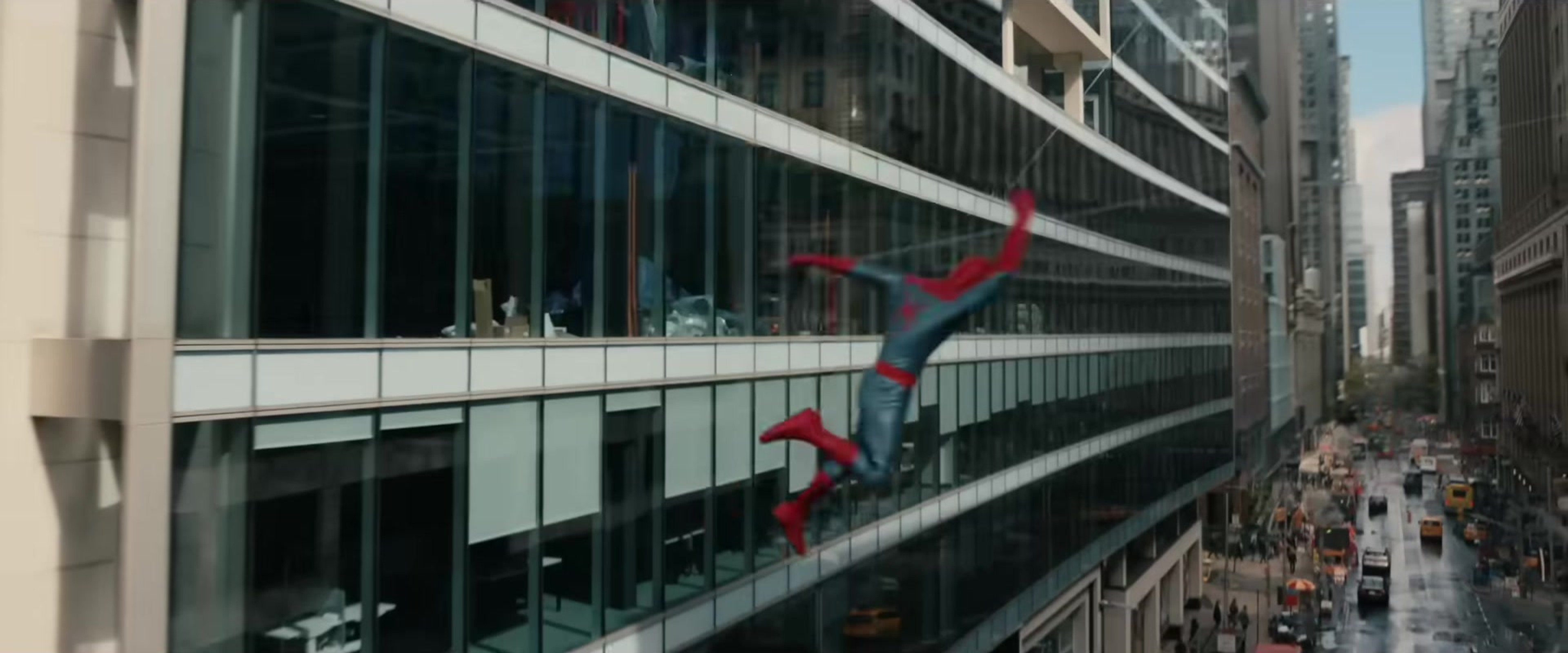 Spider-Man swings between buildings in the official Spider-Man: Brand New Day trailer.