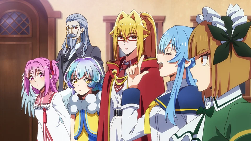 Lufas stands with several companions in an official season two still.