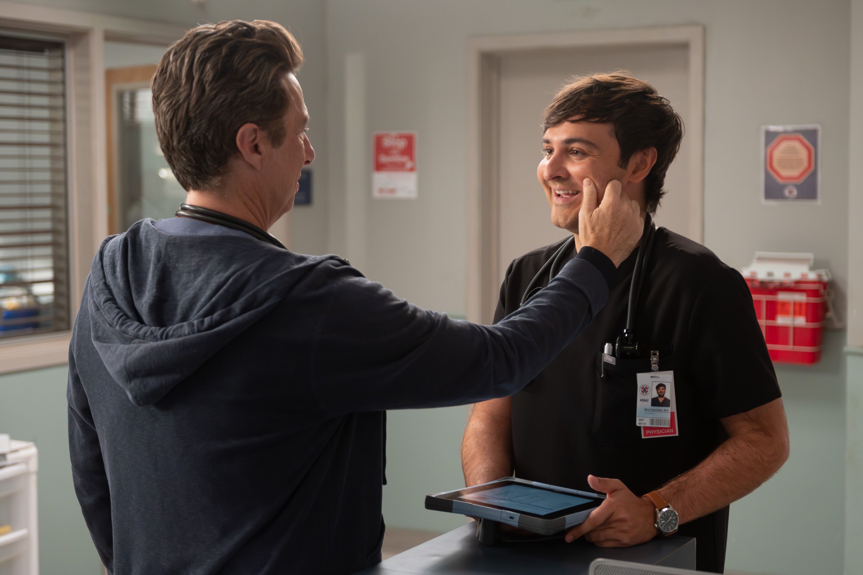 John Higgins in a Scrubs Season 2 scene.