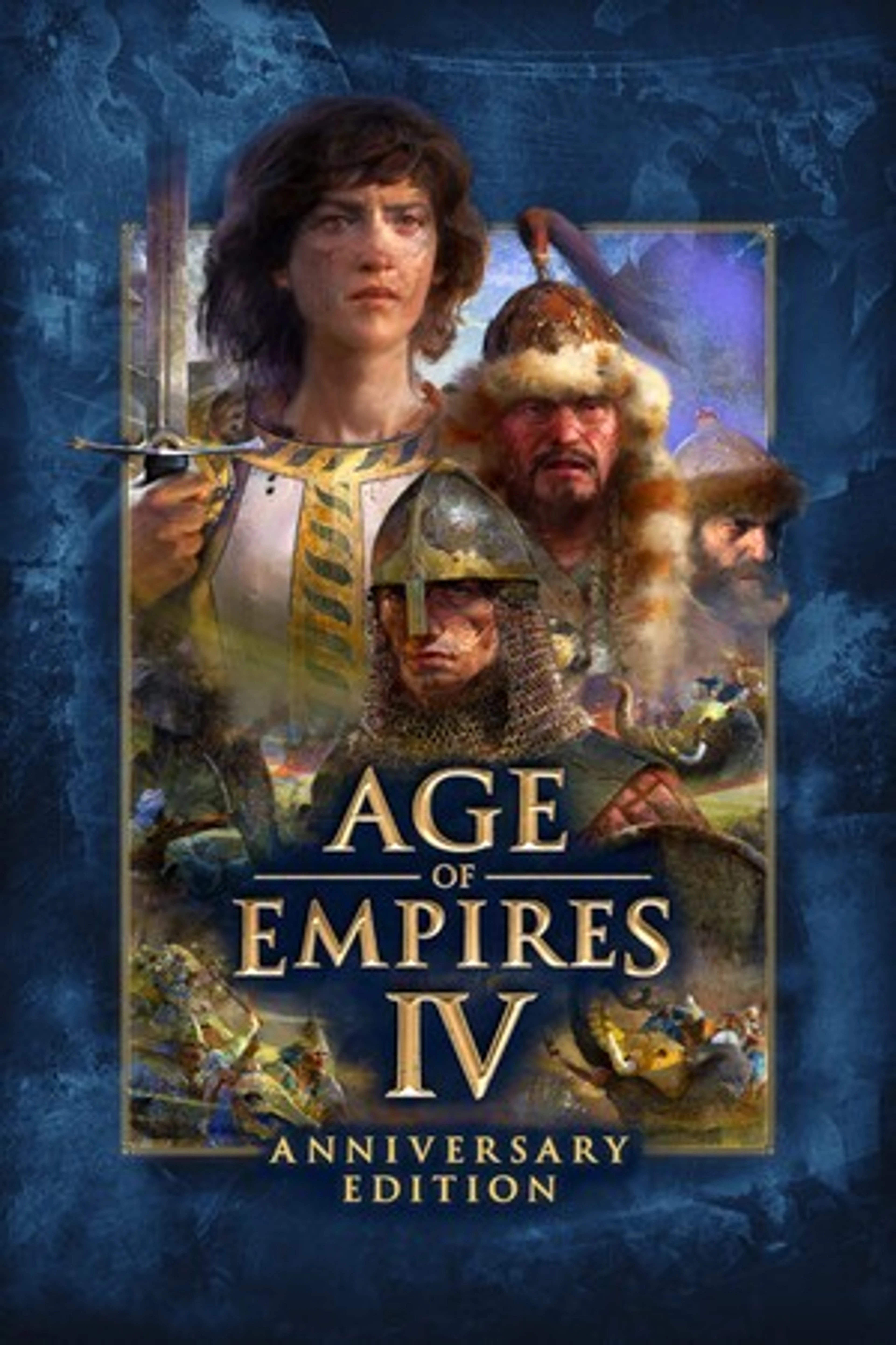 Official cover art for Age of Empires IV.