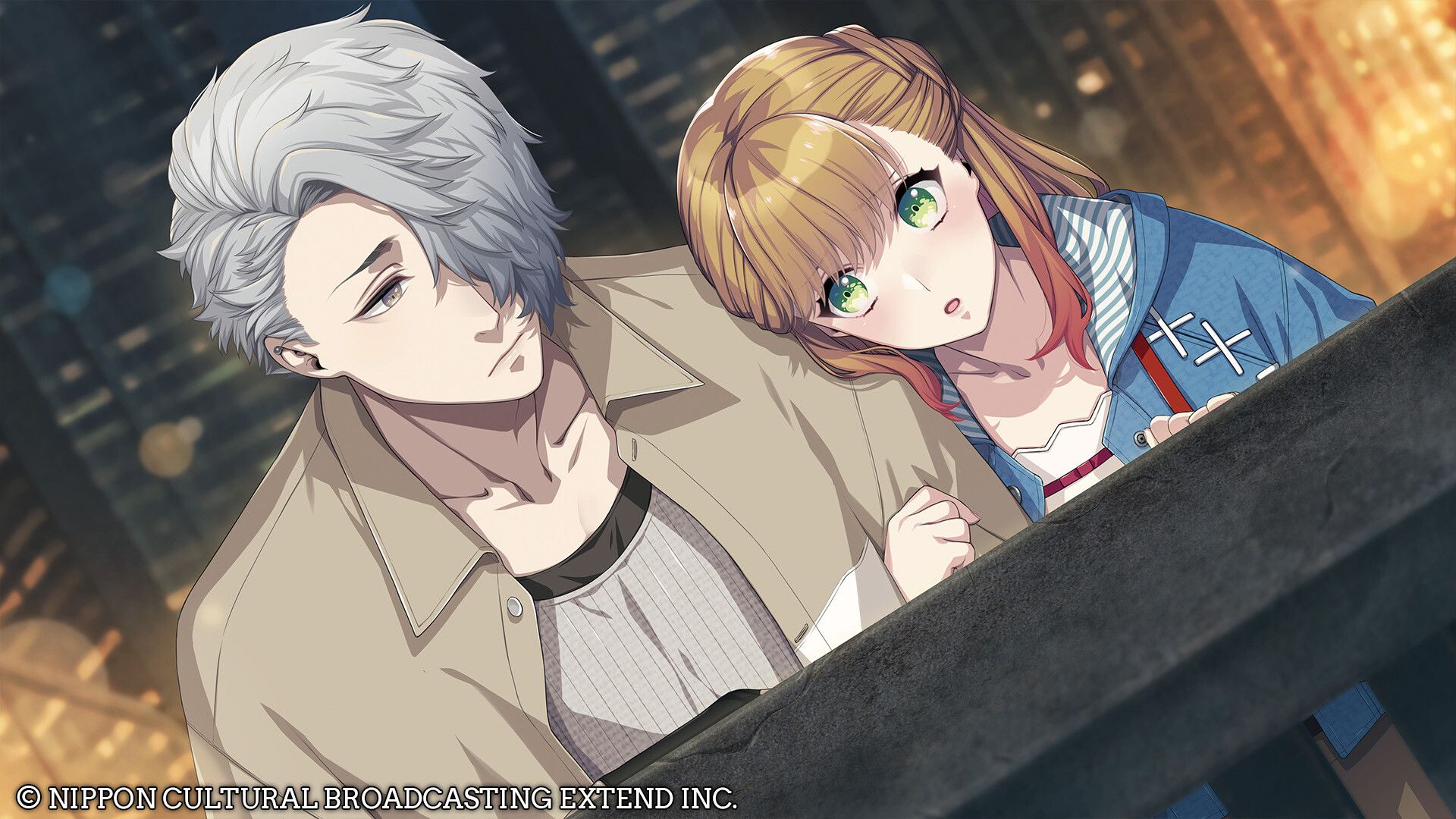 Shu and Teuta look over a wall in BUSTAFELLOWS Season 2.