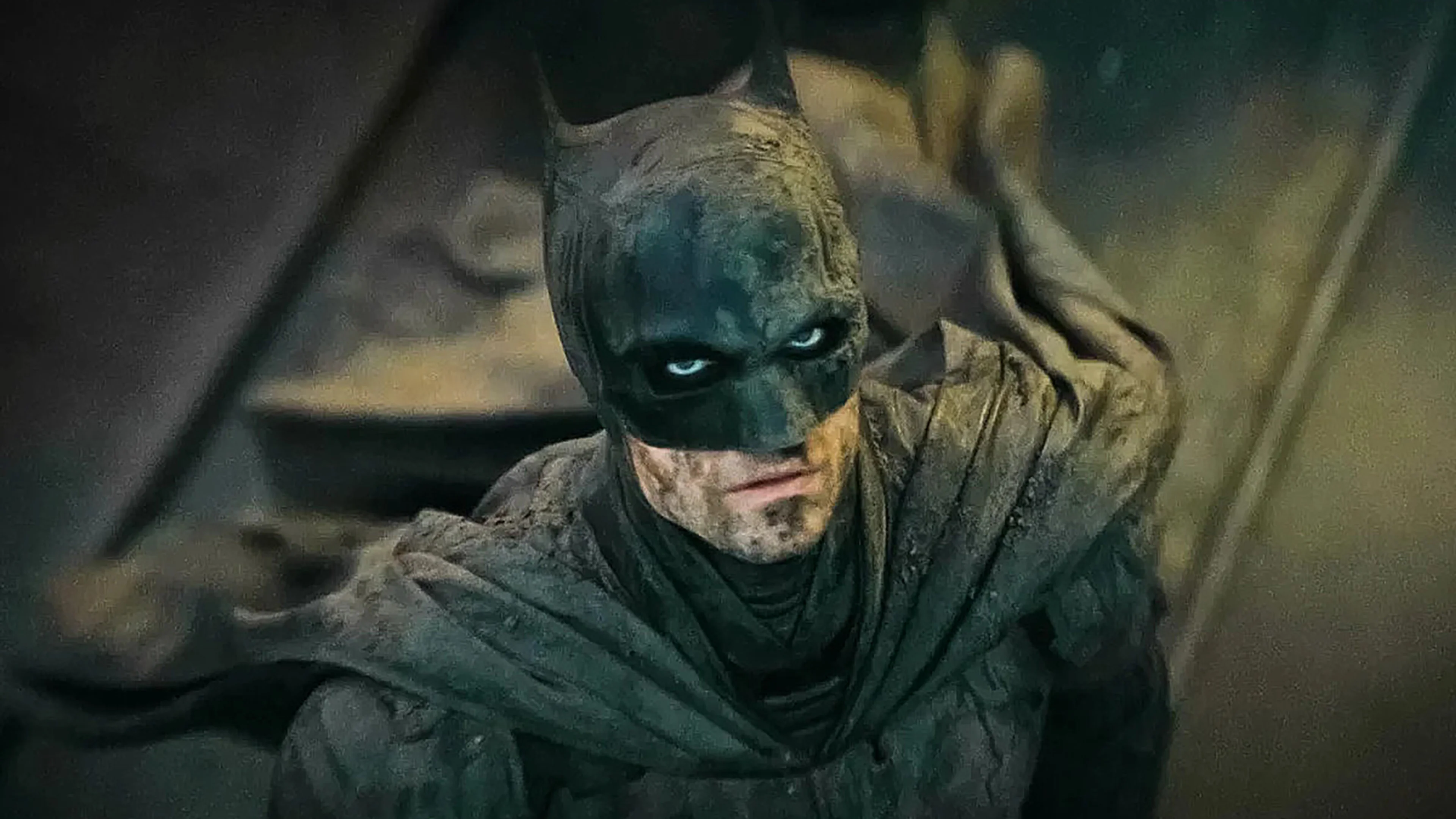 Robert Pattinson as Batman in The Batman (2022).