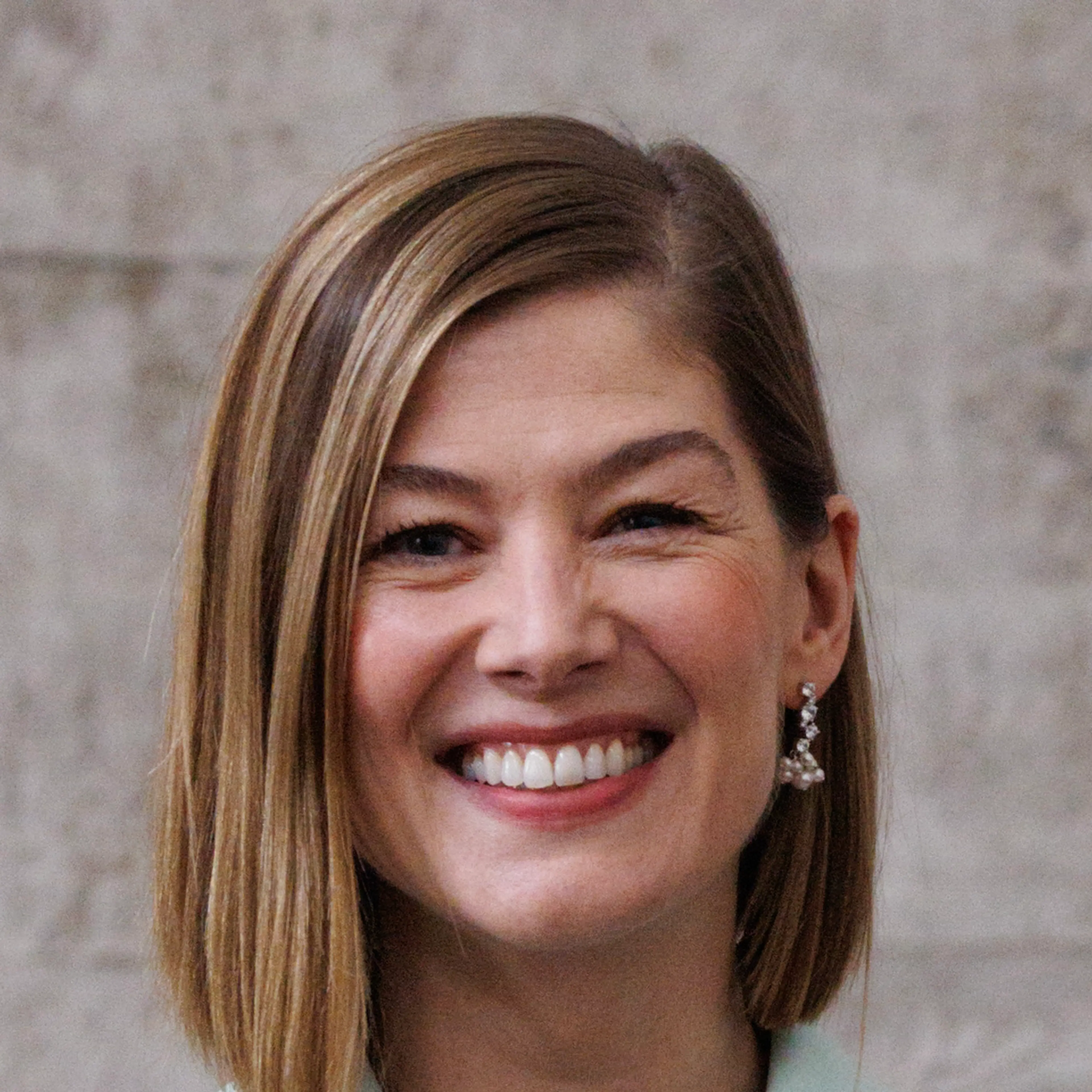 Portrait of Rosamund Pike.