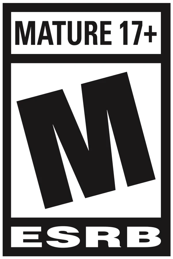 Official ESRB Mature 17+ rating icon.