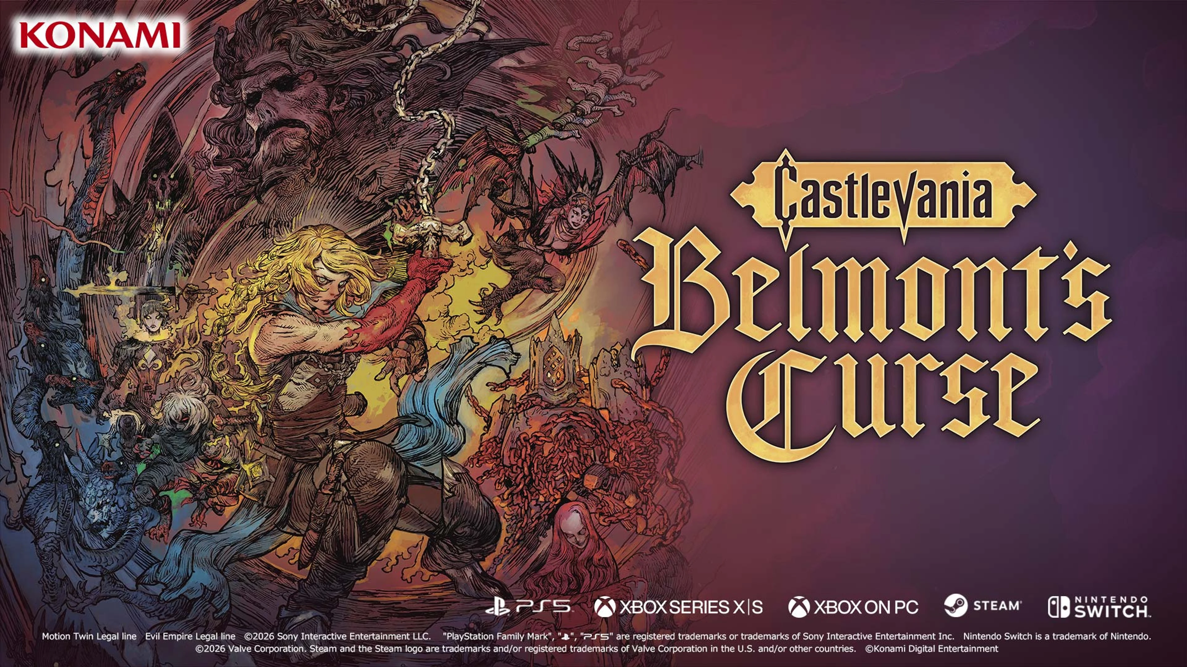 Castlevania: Belmont's Curse: Combat Systems, Arcana, Weapons and Release Details