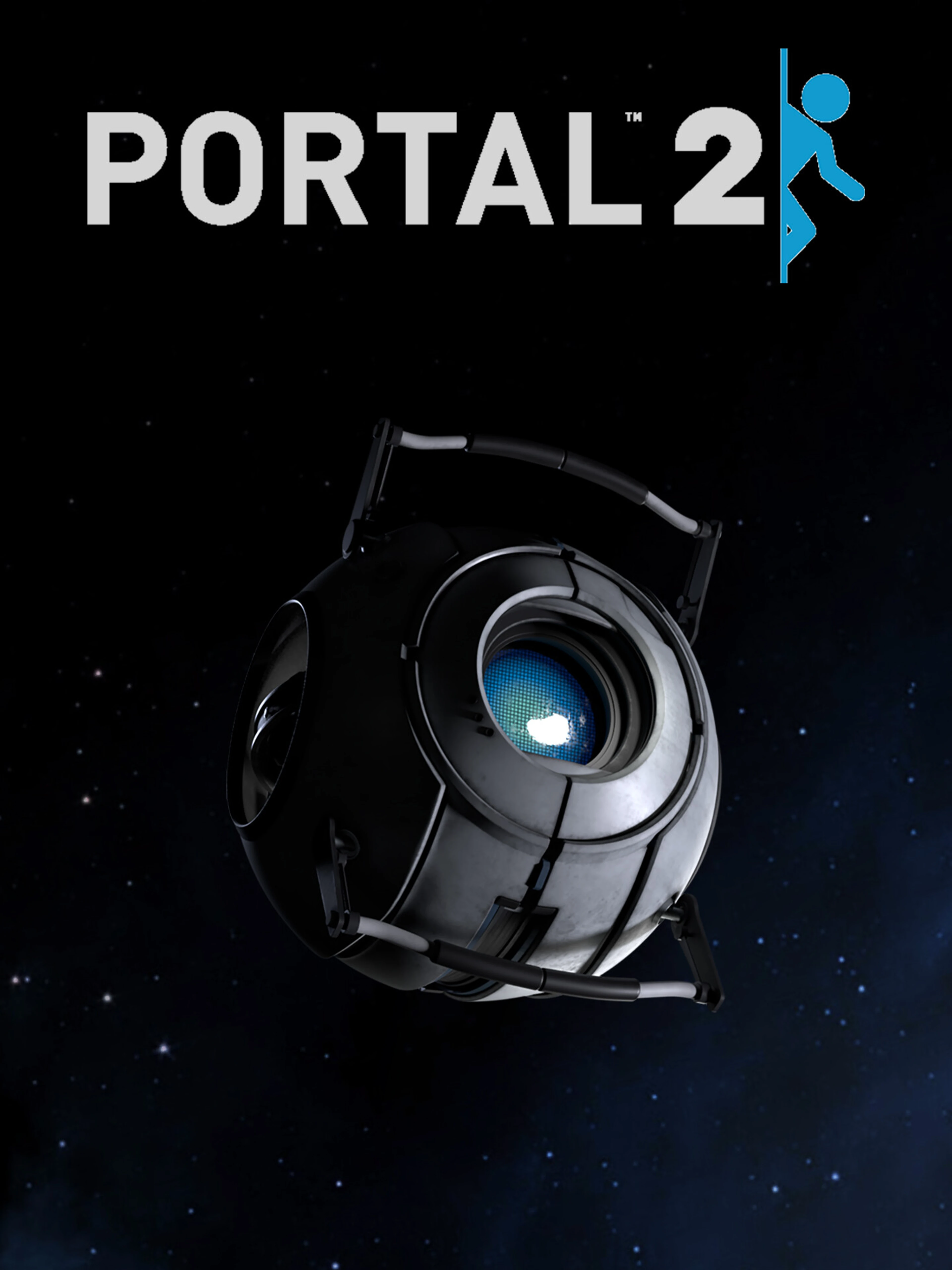 Portal 2 artwork showing the game's portal-based puzzle world.