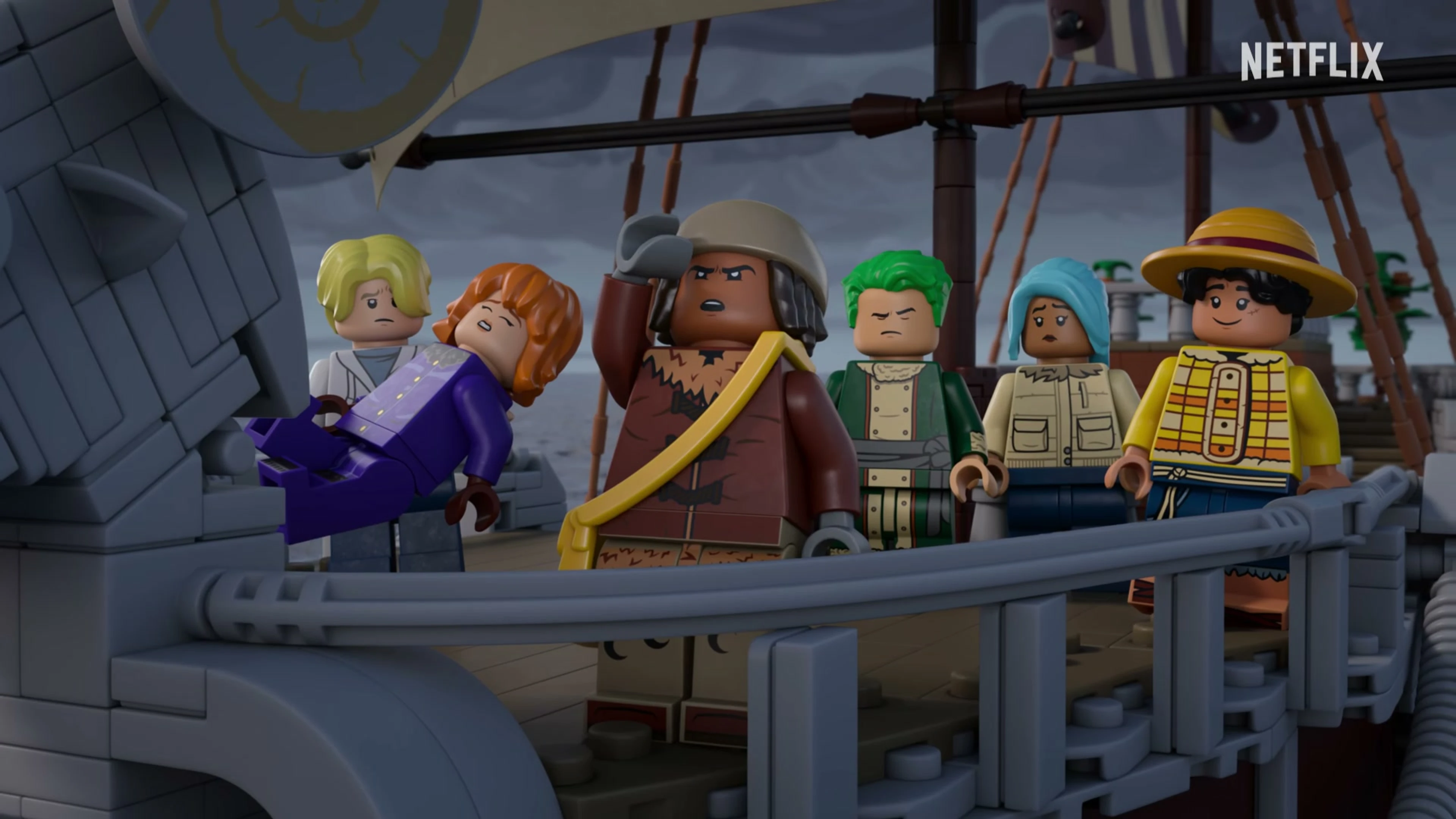 The LEGO Straw Hat crew gathers in the animated special trailer.