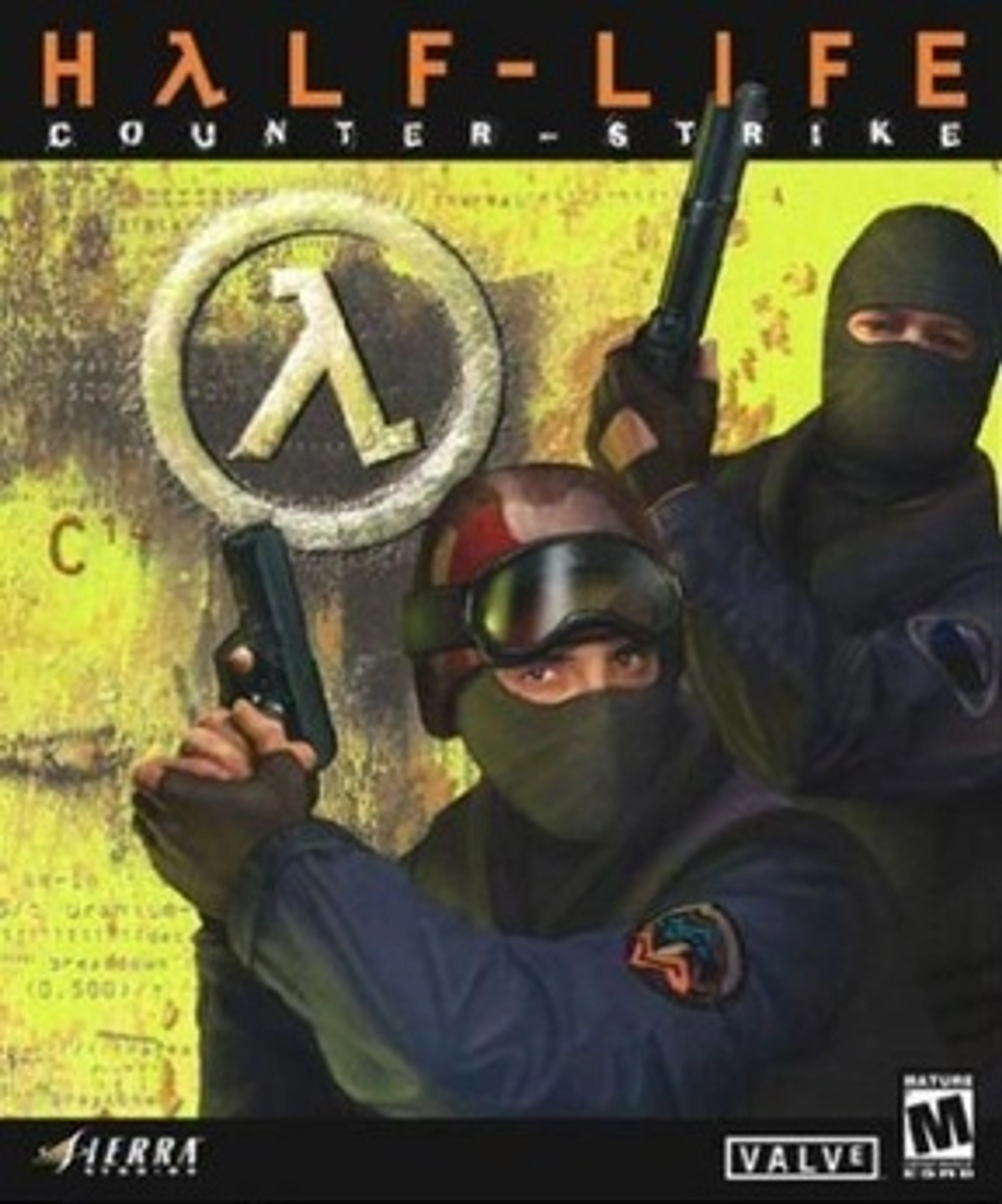 Original cover art for Counter-Strike.