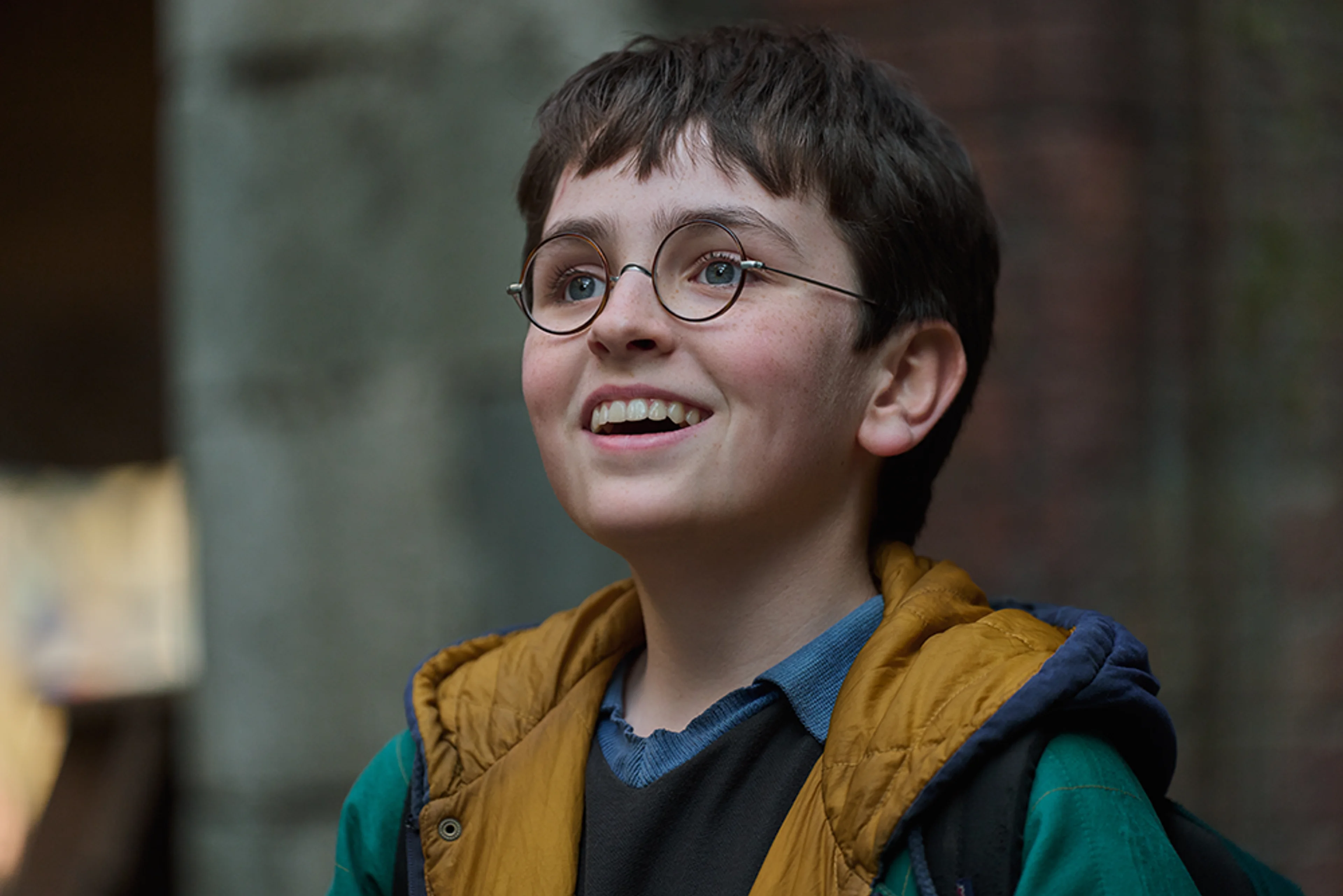 Dominic McLaughlin as Harry Potter in the HBO series teaser.