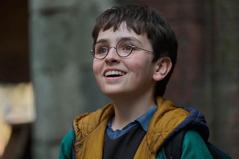Dominic McLaughlin as Harry Potter in the HBO series teaser.