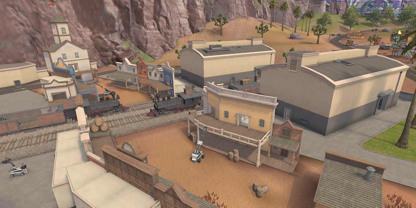 Studio on the Solara map in Free Fire MAX.