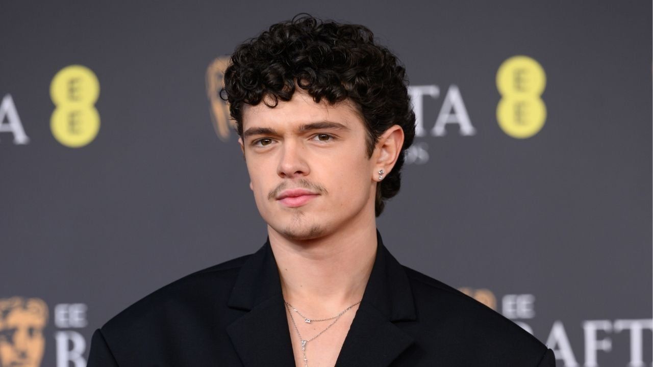 Noah Jupe attends the 2026 EE BAFTA Film Awards in London.