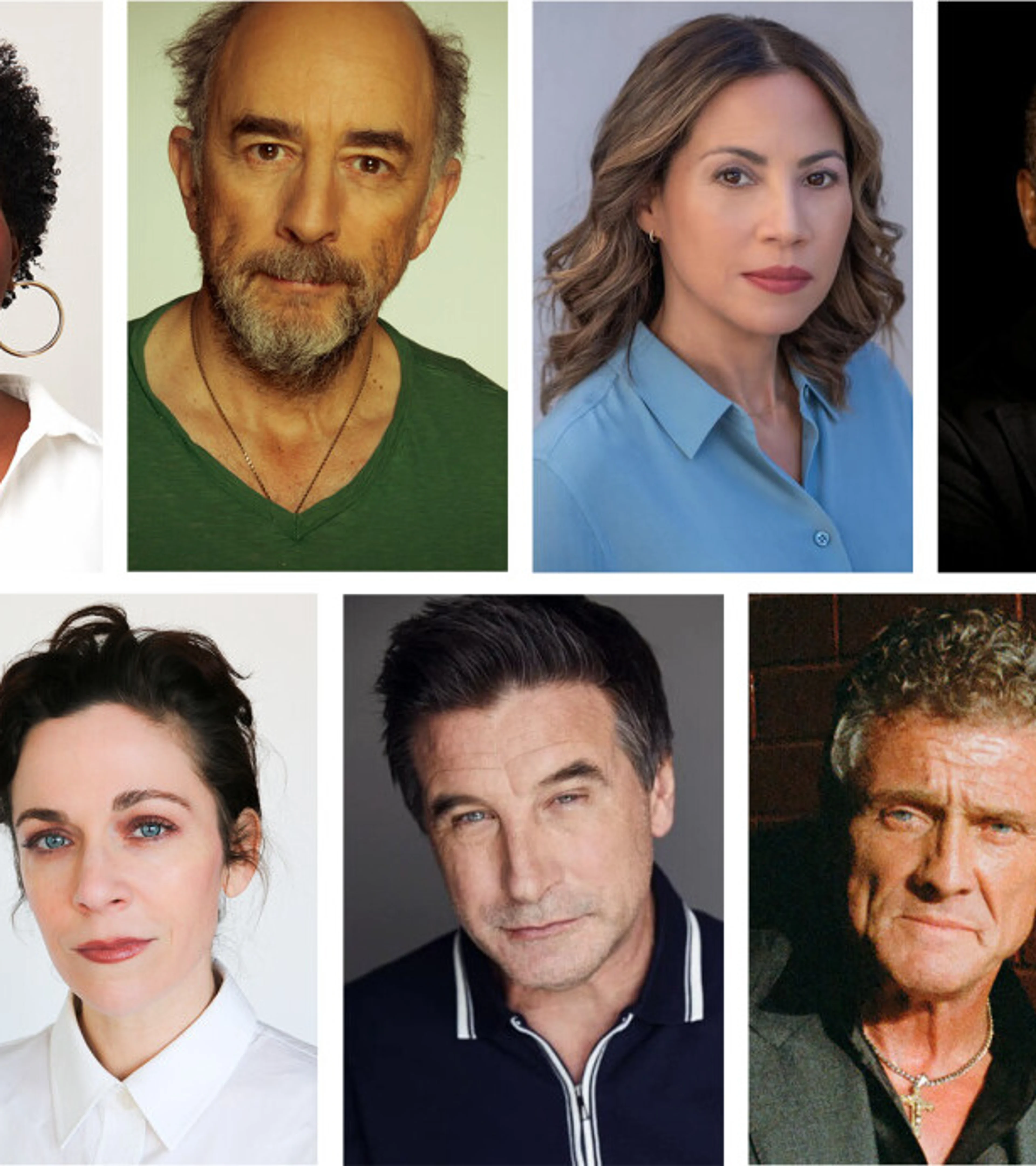 Headshots of the seven new guest stars joining The Best of Us.