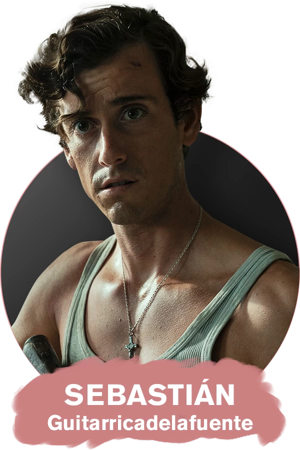 Guitarricadelafuente as Sebastián in La Bola Negra.