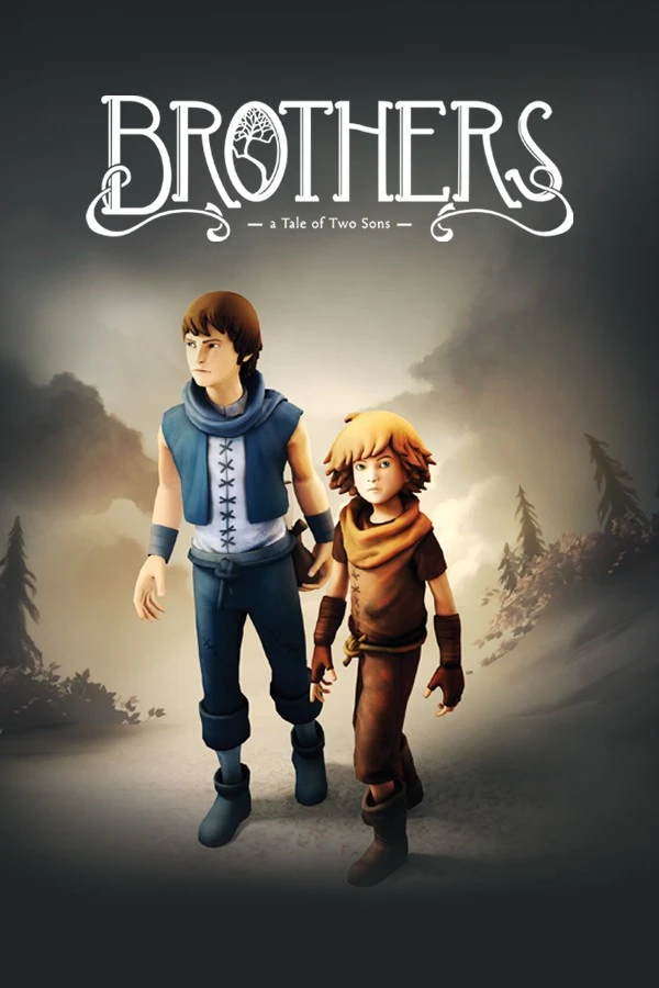 Official Brothers: A Tale of Two Sons cover with the older and younger brother.